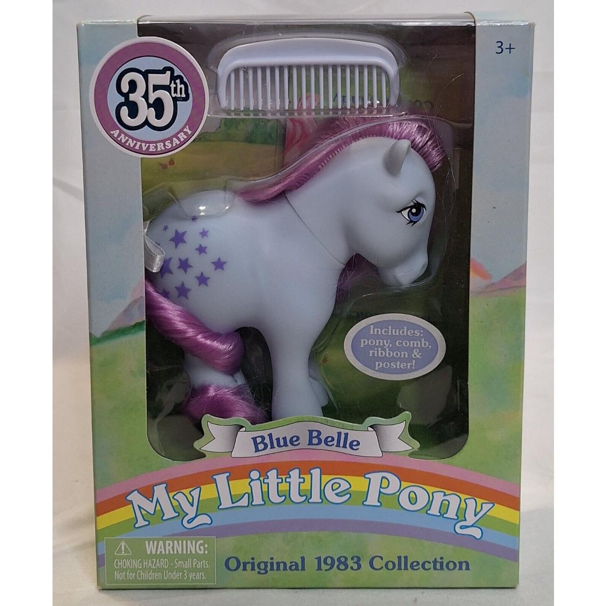 My Little Pony 35th Anniversary Vintage Remake Blue Belle