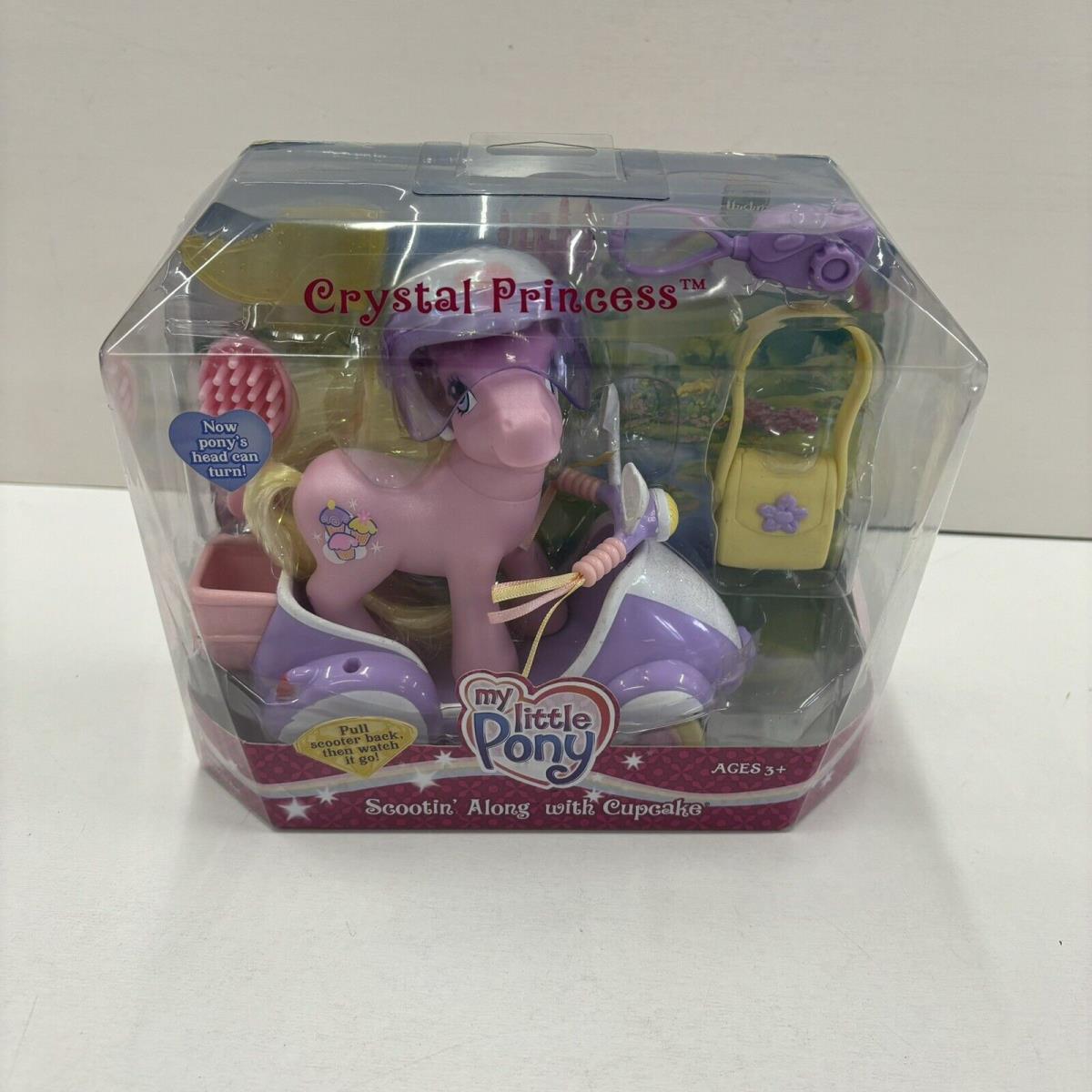 Mlp My Little Pony G3 Hasbro Scootin` Along with Cupcake Pull Back