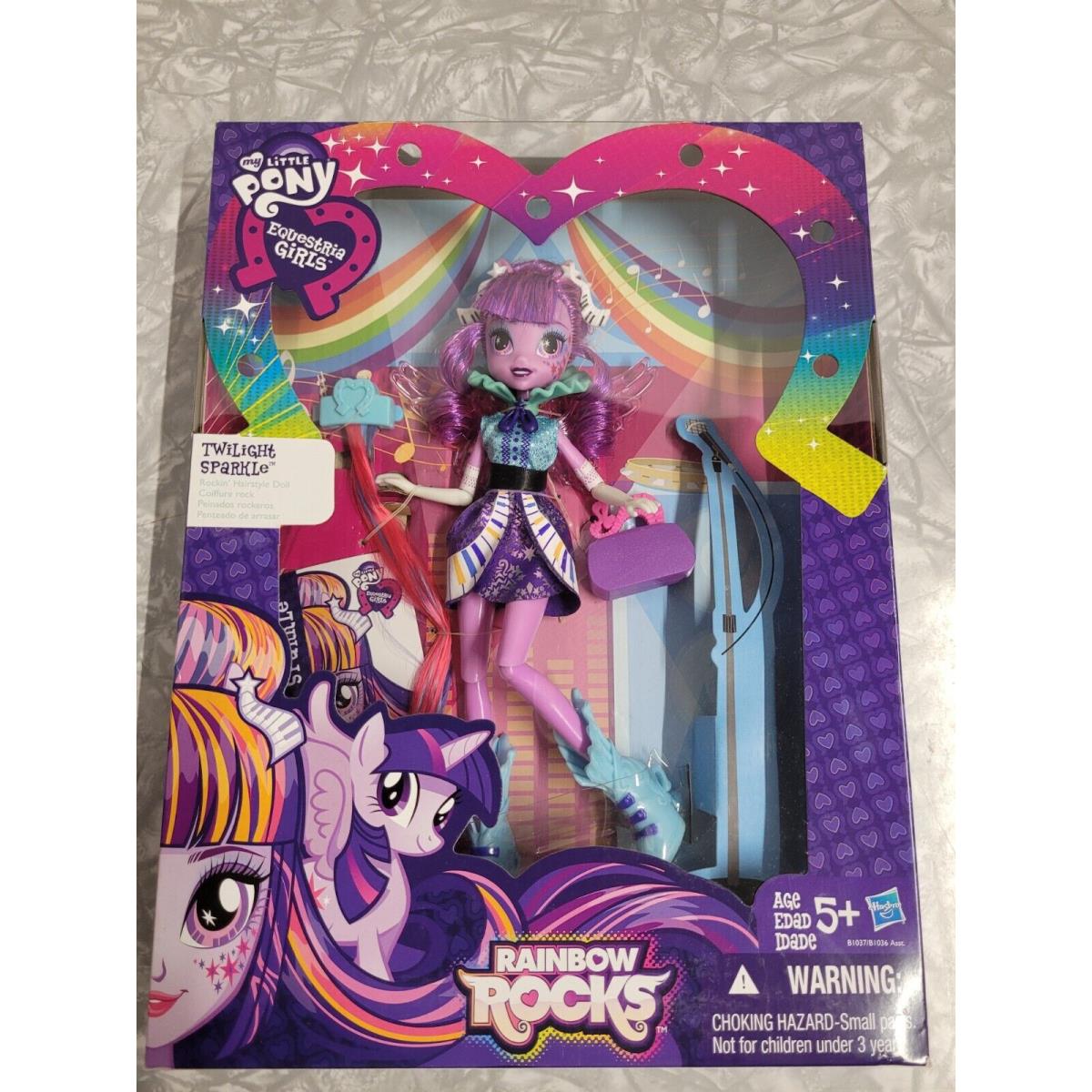 My Little Pony Equestria Girls Twilight Sparkle Rockin` Hairstyle Rainbow. 2014