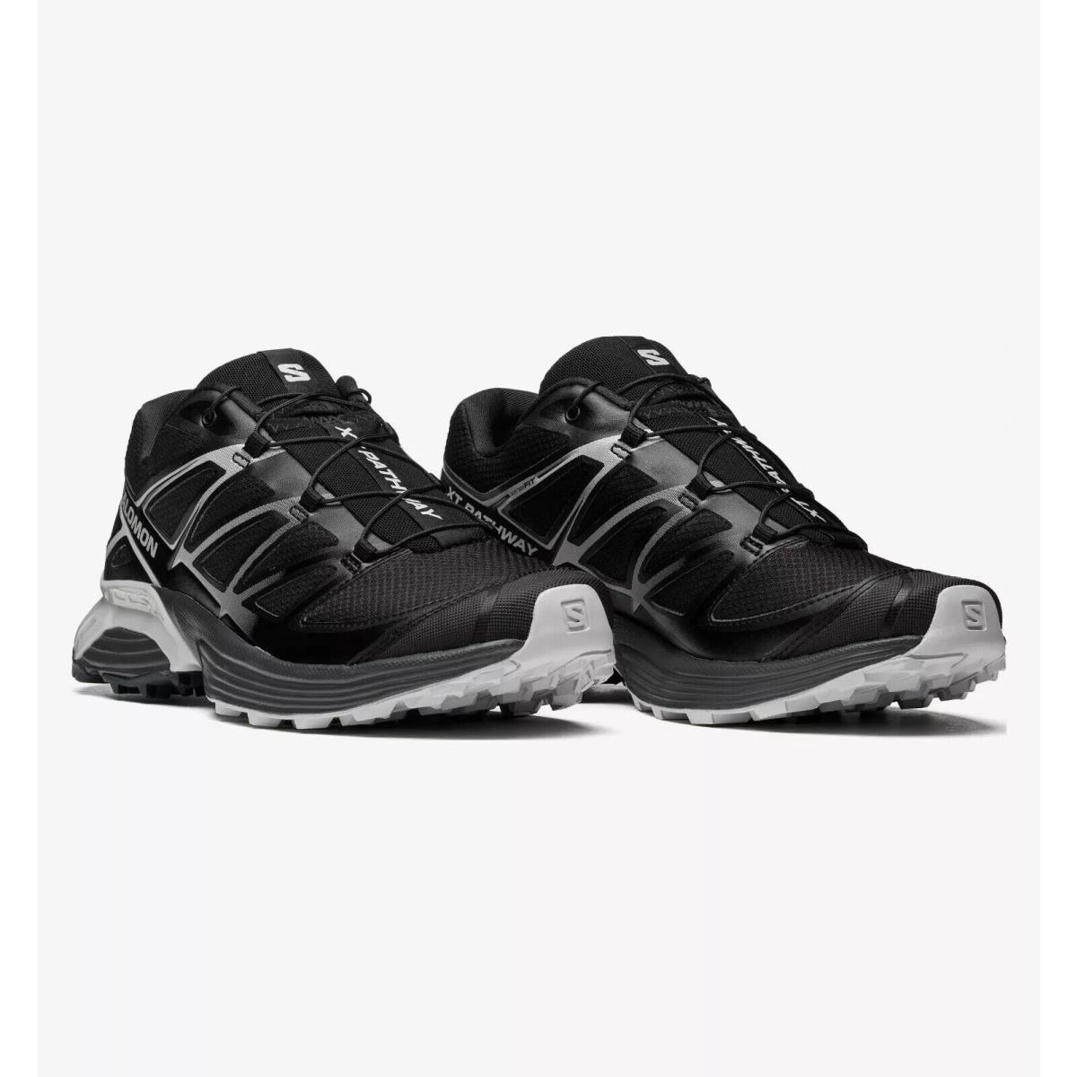 Salomon Xt-pathway L47134800 Sneaker Unisex Black Silver Sportstyle Shoes NR8524