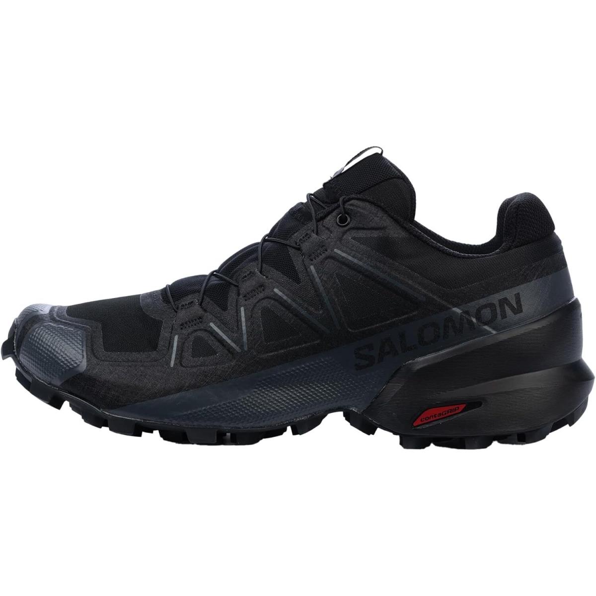 Salomon Men`s Speedcross Trail Running Shoes For Men 9.5 Black/black/phantom