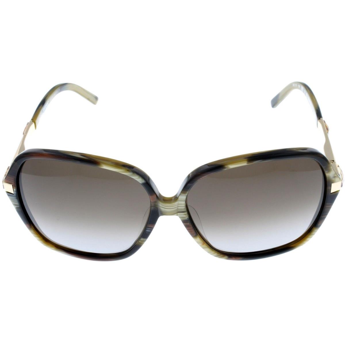 Gianfranco Ferre Sunglasses Women Brown Yellow Gold Rectangular GF910 04