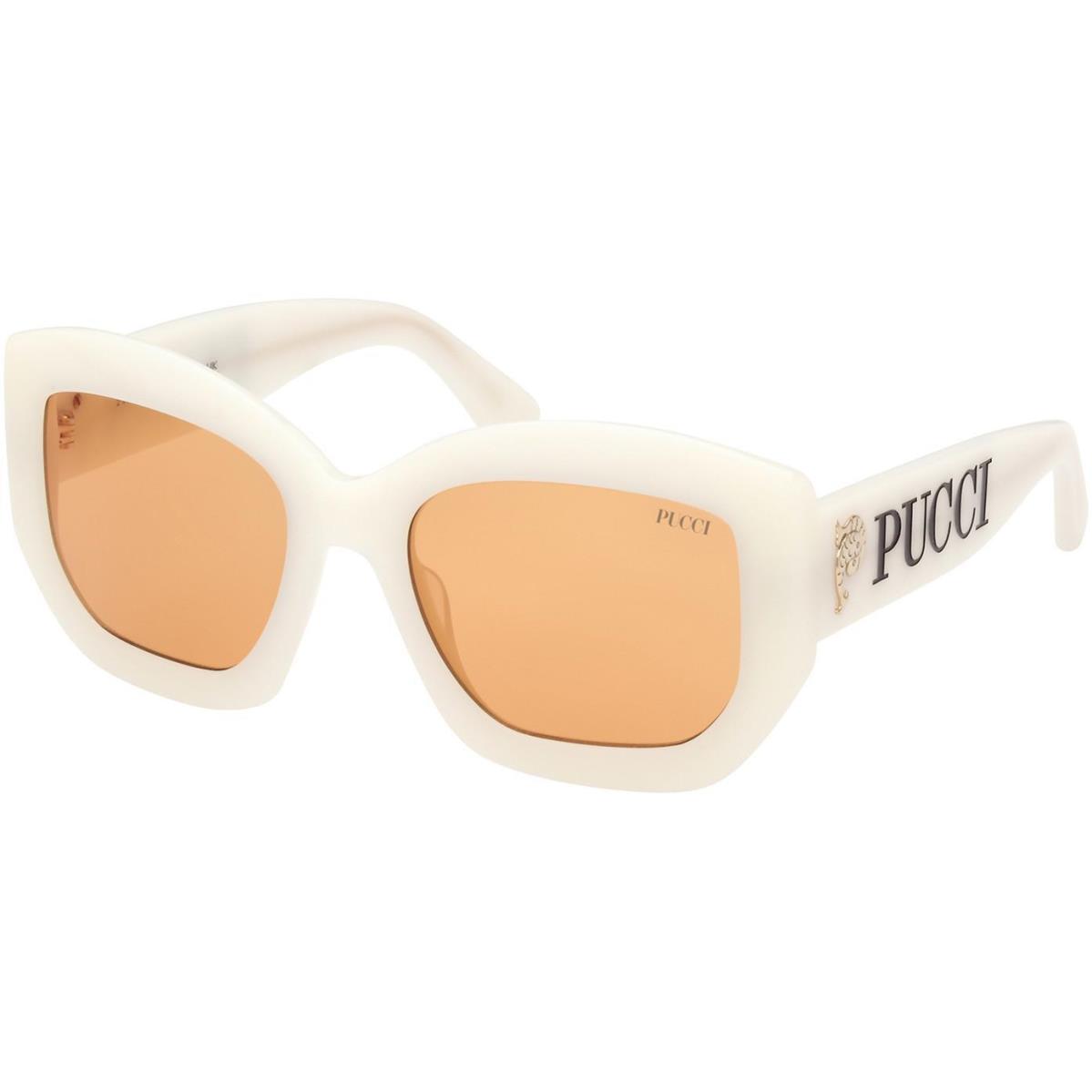 Emilio Pucci EP 0211 Sunglasses 21E Shiny White