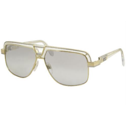Cazal Legends 991 003 Sunglasses Men`s Crystal-white-gold/grey Grad Lenses 62-mm