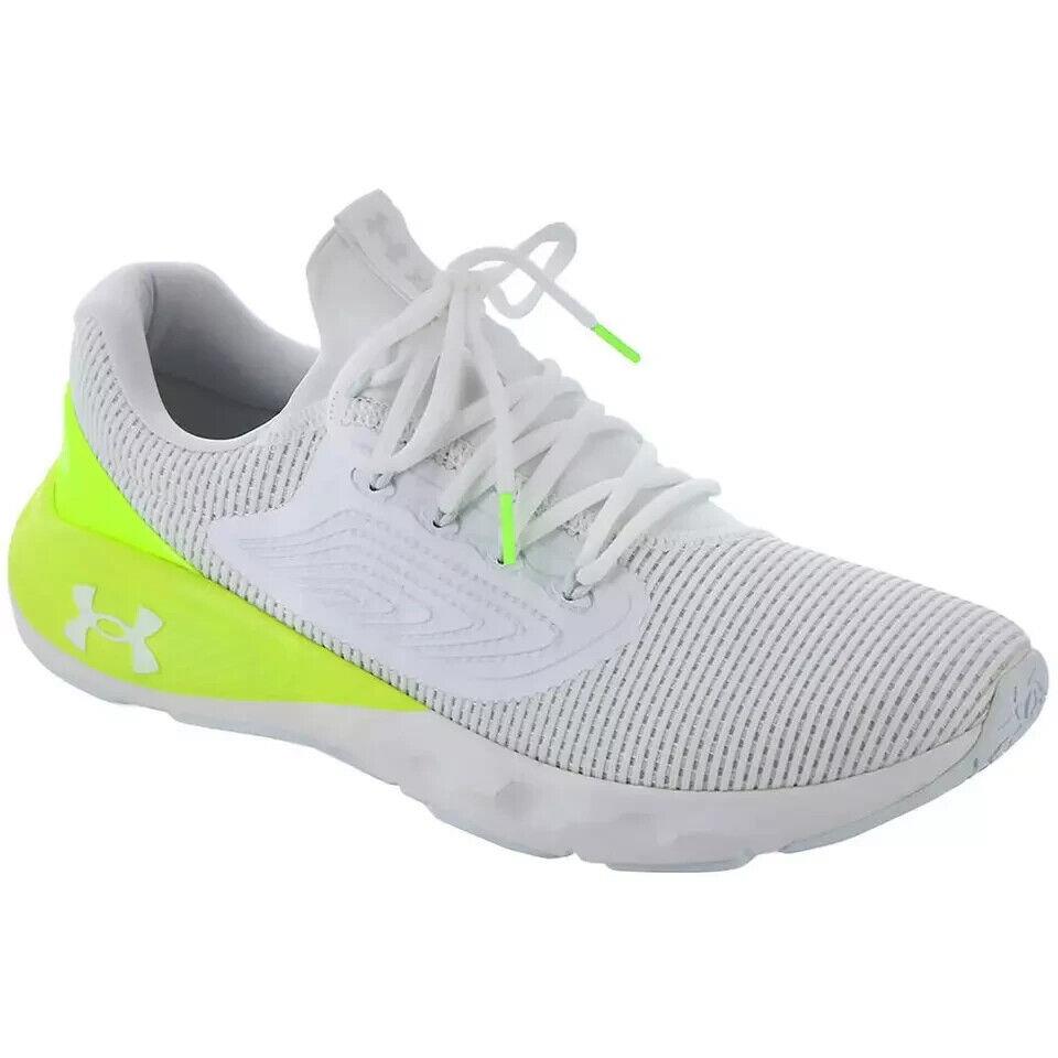 Size 10.5 - Under Armour Charged Vantage 2 White Lime Surge