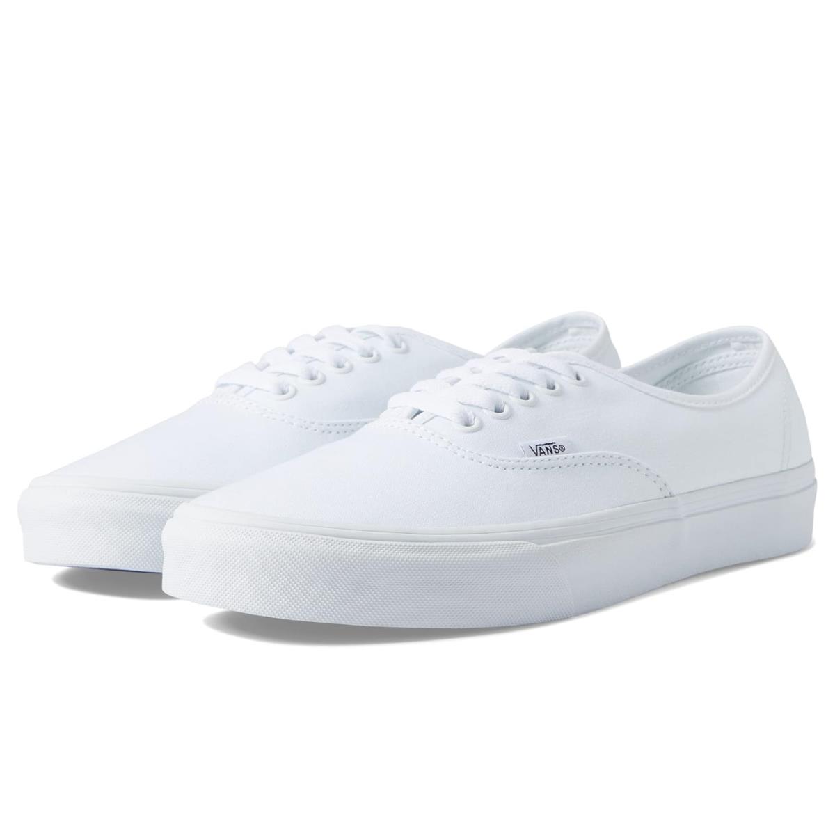 Unisex Sneakers Athletic Shoes Vans Wide True White/True White