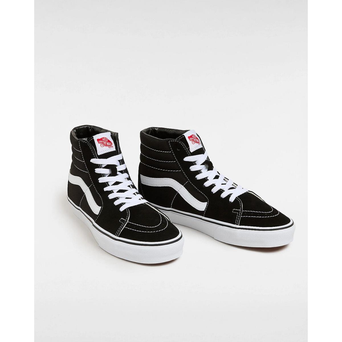 Vans Sk8-Hi VN000D5IB8C Sneakers Unisex Black Canvas Skateboard Shoes DOG252