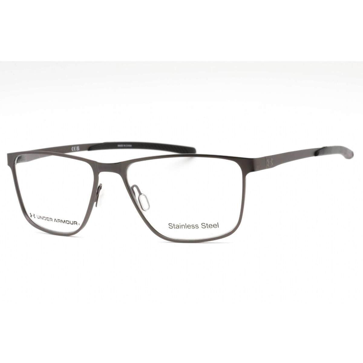 Under Armour Men`s Eyeglasses Matte Dark Ruthenium Metal Frame UA 5052/G 0R80 00