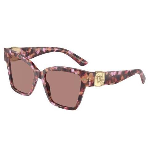 Dolce Gabbana Women`s 54mm Pink Havana Sunglasses DG4470F-344073-54