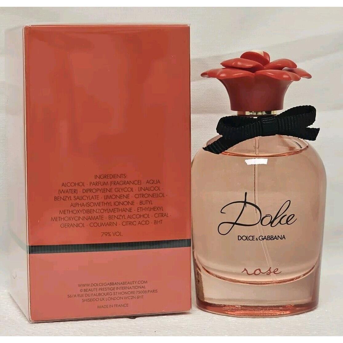 Dolce & gabbana high quality dolce rose EDT 2.5 oz