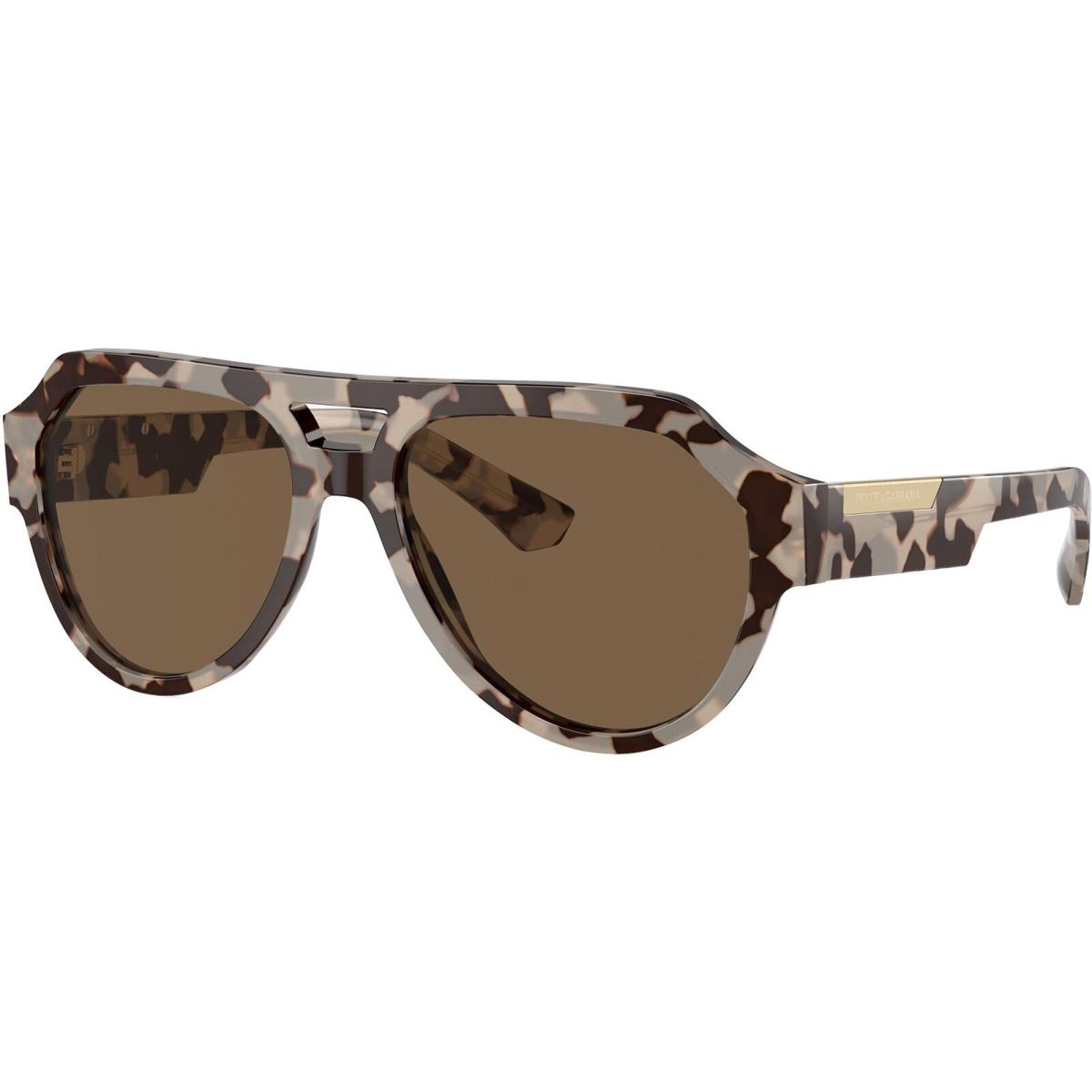 Dolce Gabbana Men`s 56mm Havana Beige Sunglasses DG4466-343473-56