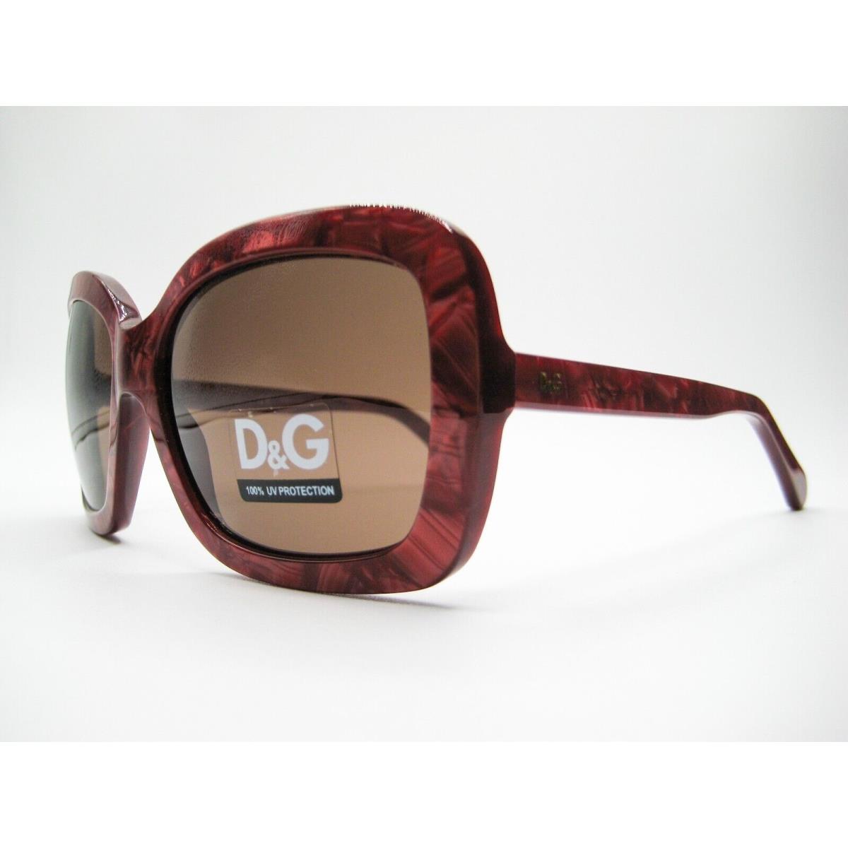 Dolce Gabbana Oversized Sunglasses DD3047 826/73 56mm Red/brown