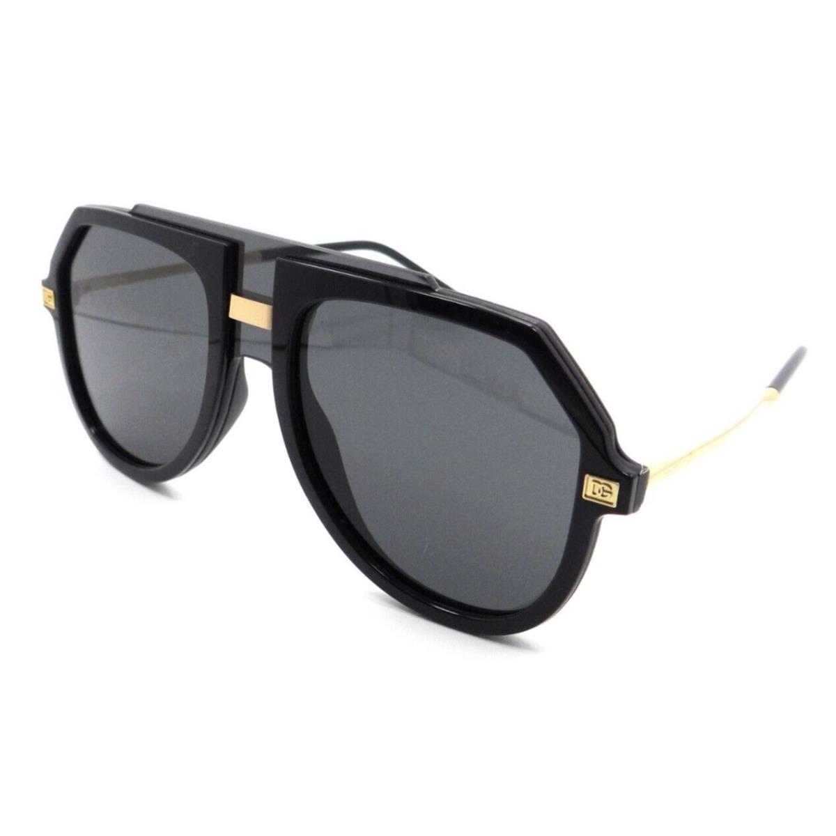 Dolce Gabbana Sunglasses DG 6195 501/87 45-xx-145 Black / Dark Grey Italy