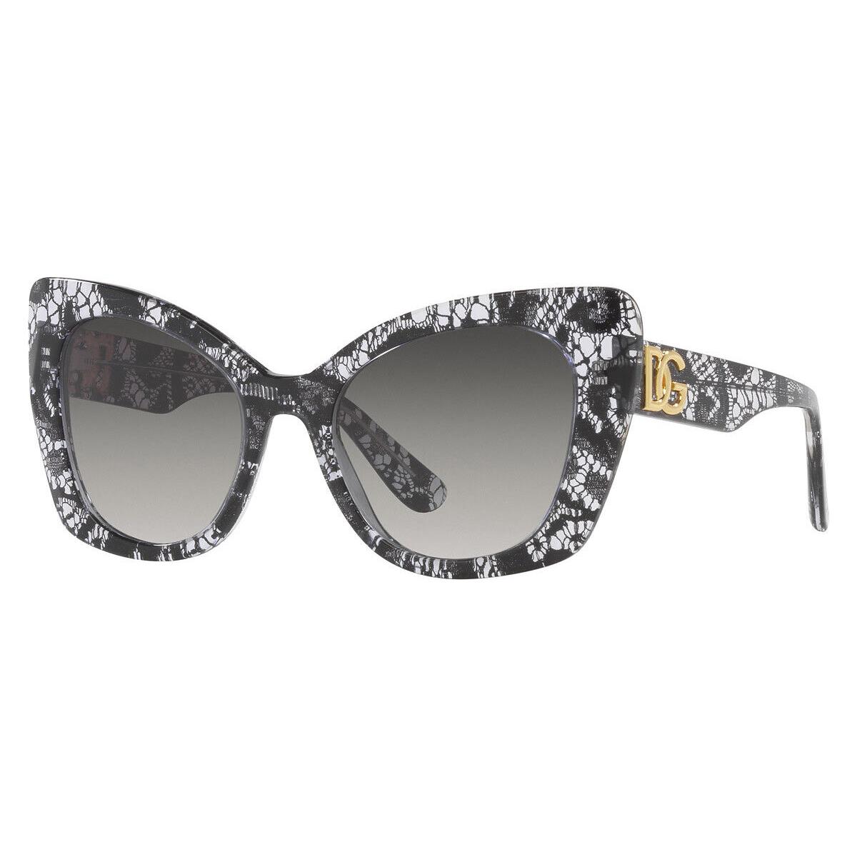 Dolce Gabbana Women`s 53mm Black Lace Sunglasses DG4405-32878G-53