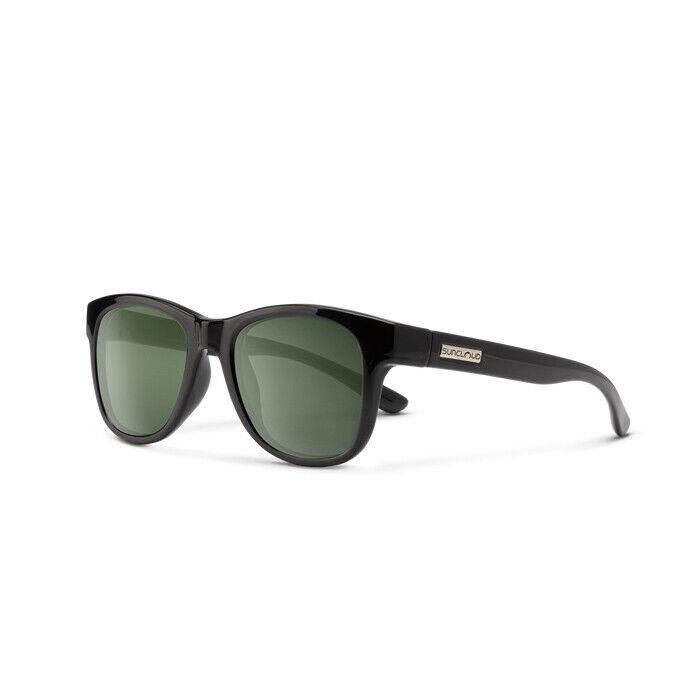 Smith Optics Suncloud Leeway Sunglasses - Black - Gray Green