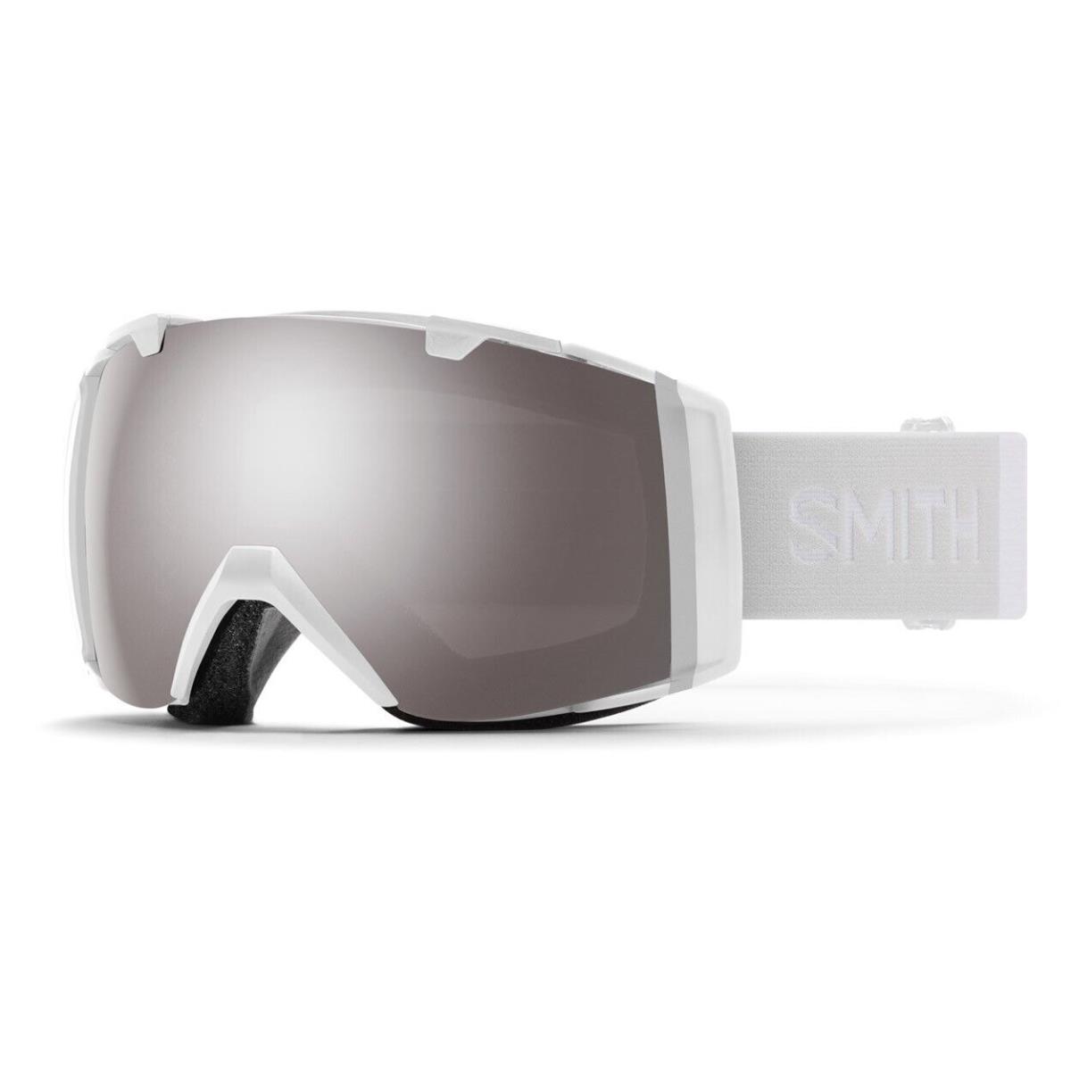 Smith I/o Snow Goggles White Vapor Sun Platinum Mirror Lens + Bonus