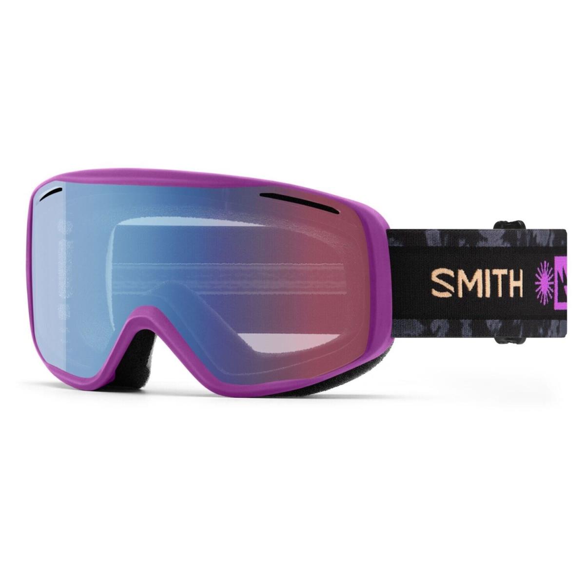 Smith Rally Ski / Snow Goggles Vivid Violet Frame Blue Sensor Mirror Lens