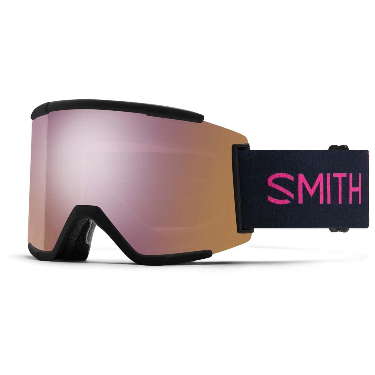 Smith Squad XL Snow Goggles AC Scott Stevens CP Everyday Rose Gold Lens + Bonus