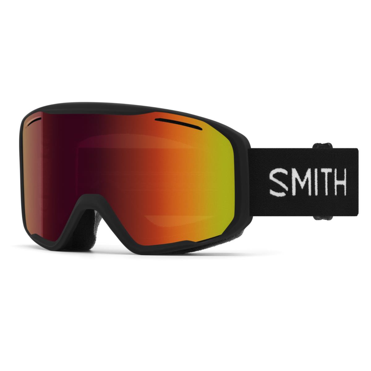 Smith Blazer Snow Goggles - 2025 - Black W/red Sol-x Mirror