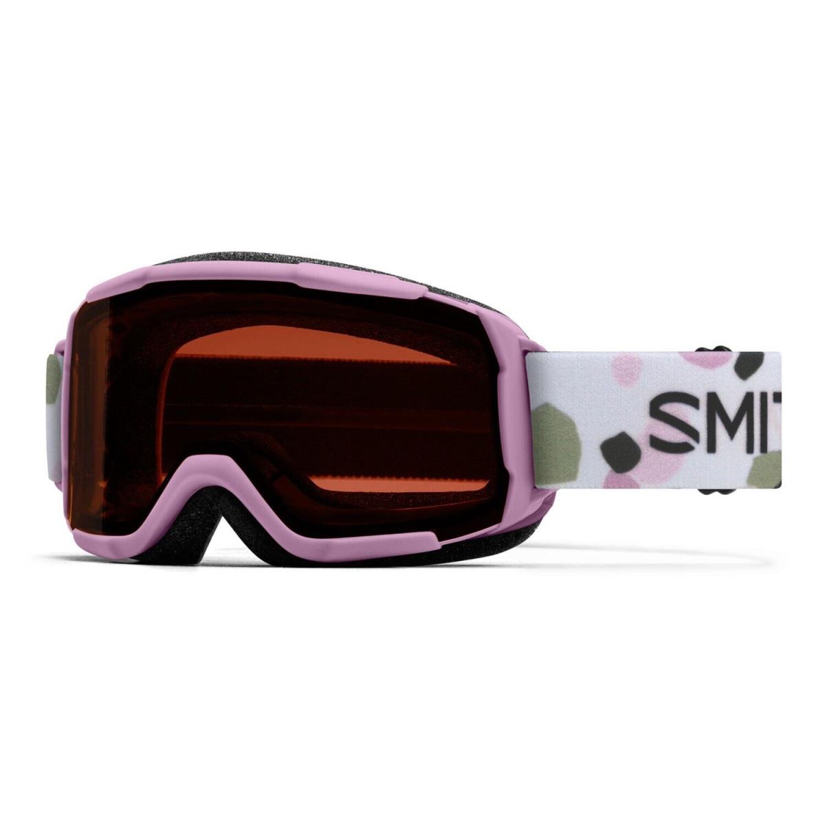 Smith Daredevil Youth Snow Goggles Proper Pink Paint Brush Ignitor Mirror Lens