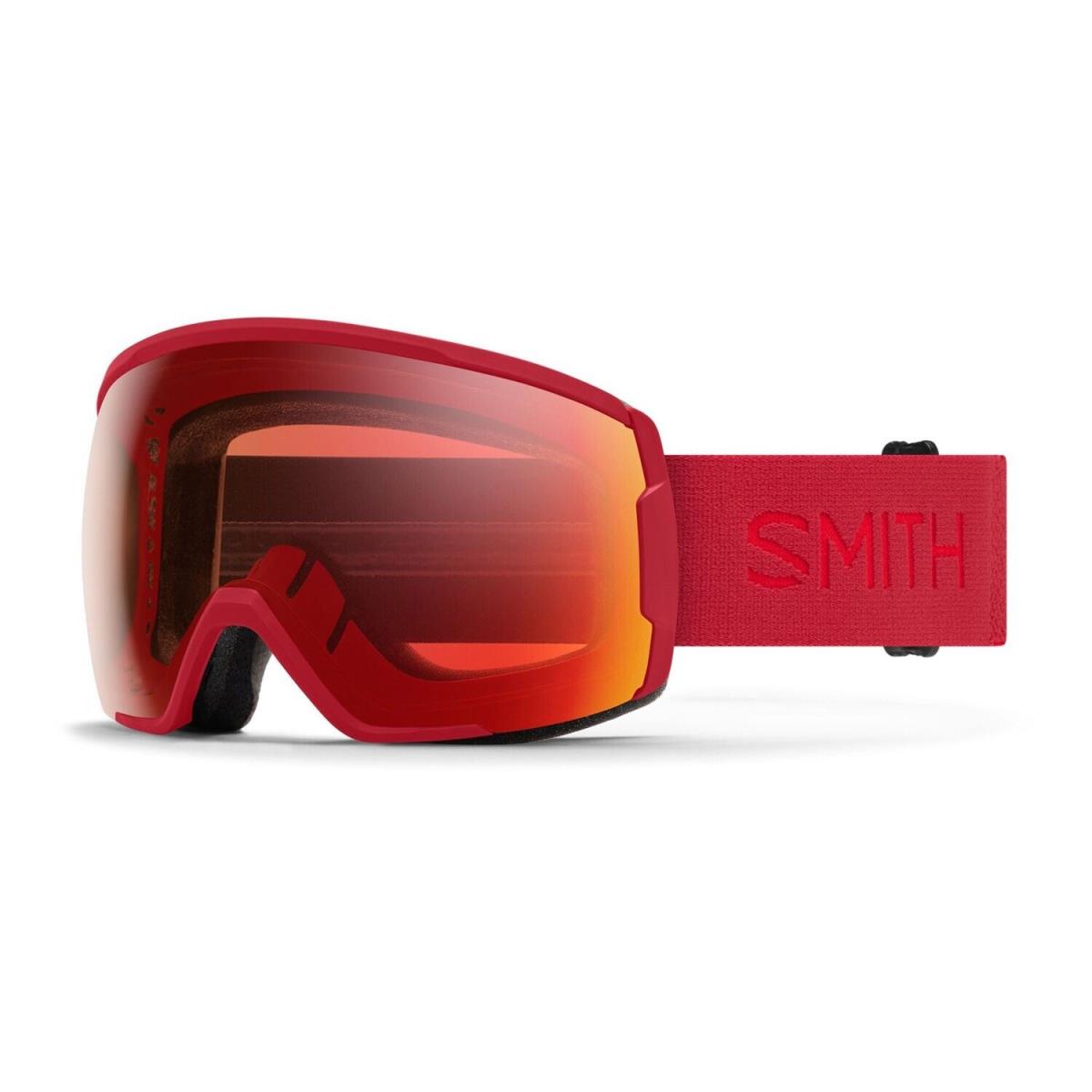 Smith Proxy Ski / Snow Goggles Crimson Frame Chromapop Photochromic Red Mirror