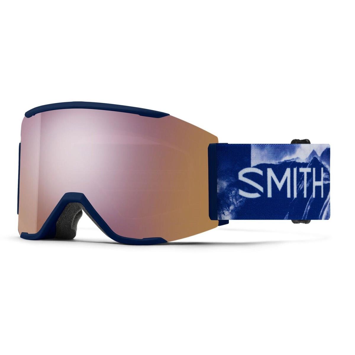 Smith Squad Mag Low Bridge Snow Goggles Gen Sasaki CP Everyday Rose Gold +bonus