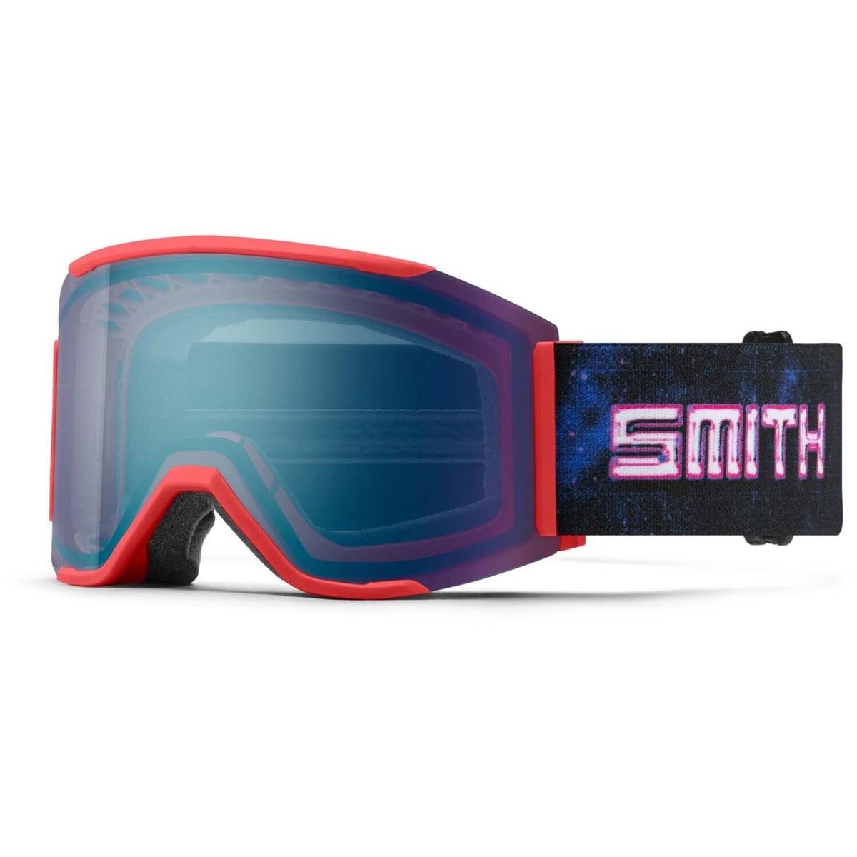 Smith Squad Mag Snow Goggles Wild Child Chrome Dome Chromapop Everyday Blue