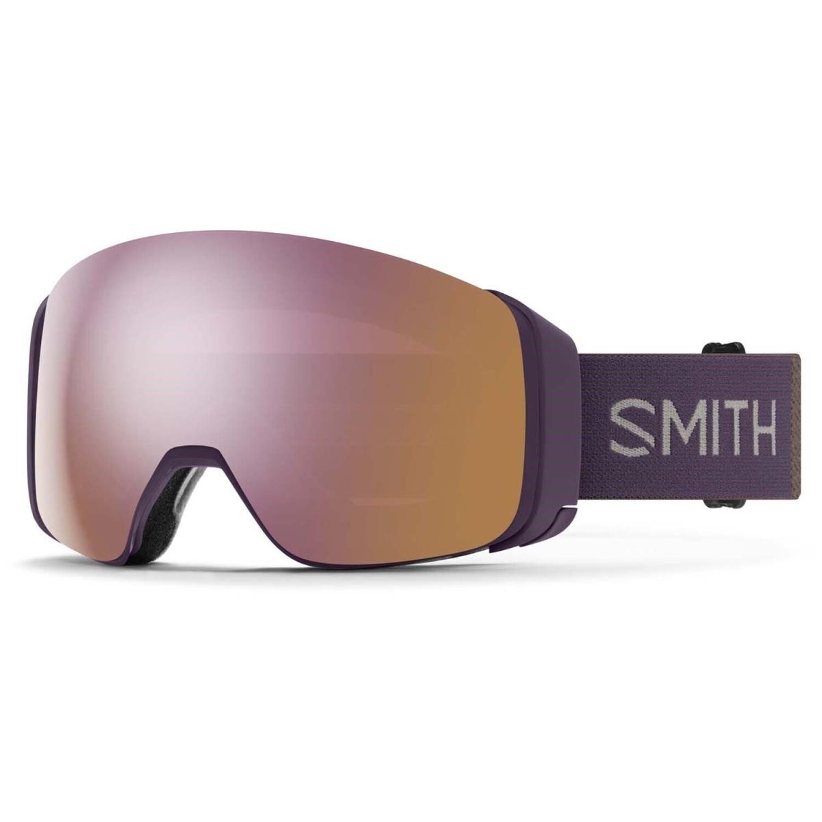 Smith 4D Mag Snow Goggles Cosmos Frame Chromapop Everyday Rose Gold Lens +bonus