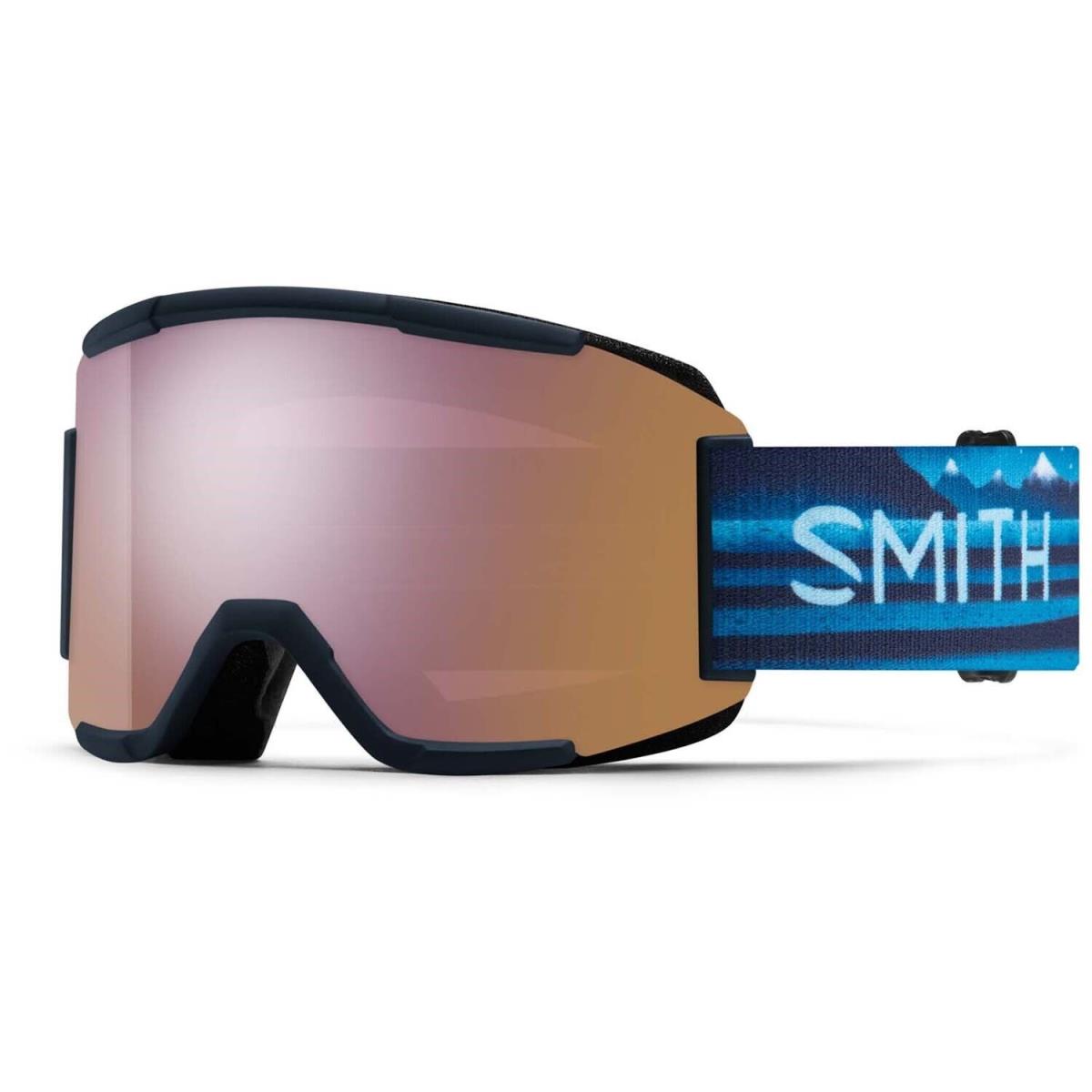 Smith Squad Snow Goggles AC Tess Coady Chromapop Everyday Rose Gold Lens +bonus