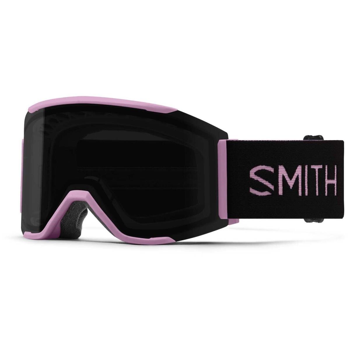 Smith Squad Mag Ski / Snow Goggles Proper Pink Chromapop Sun Black + Bonus