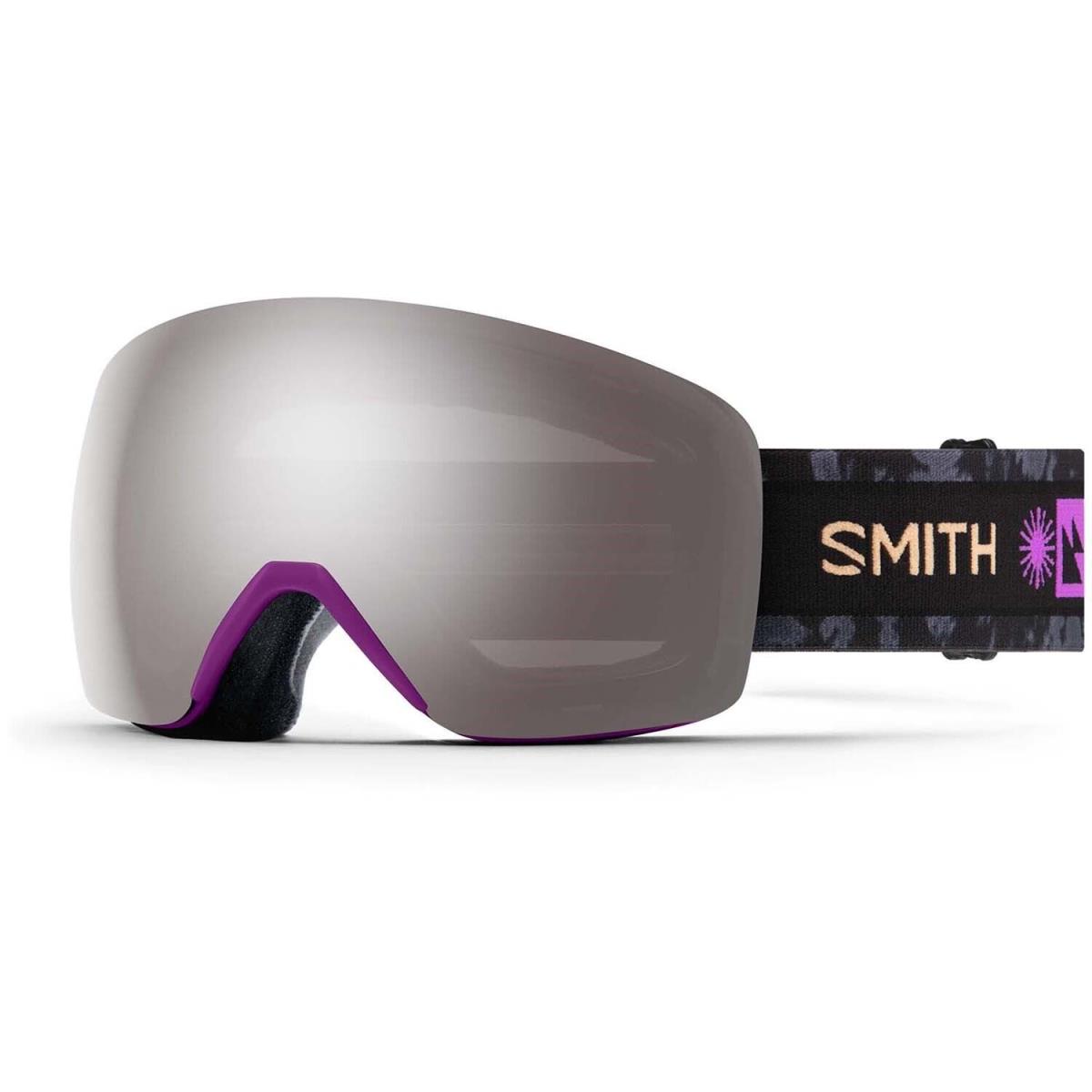 Smith Skyline Ski / Snow Goggles Vivid Violet Chromapop Sun Platinum Mirror