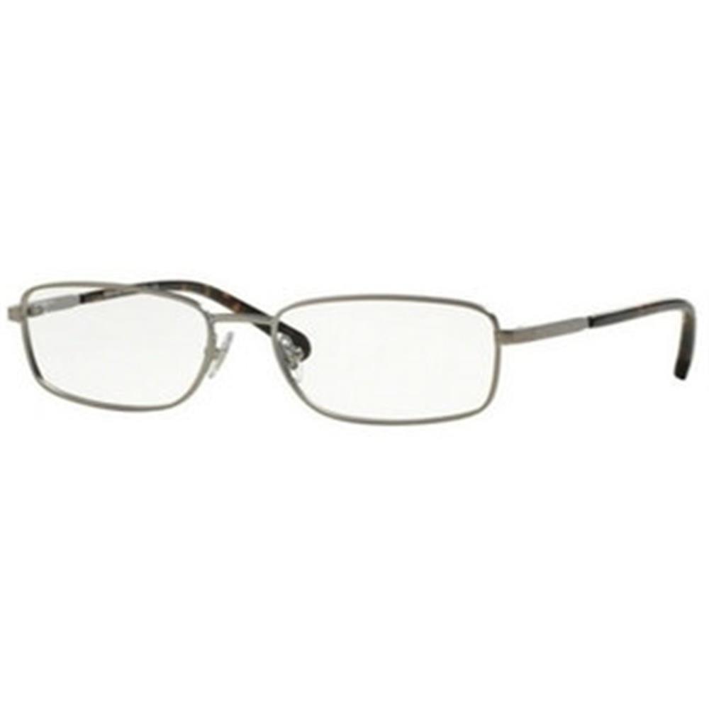 Brooks Brothers Men`s BB1036 1161 55 Brown Rectangle Metal Eyeglasses Brown