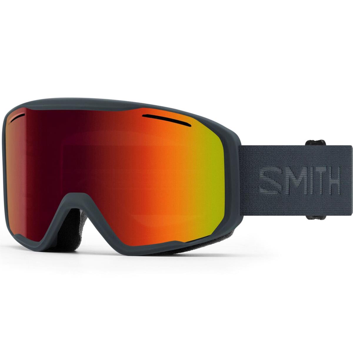 Smith Blazer Snow Goggles - 2025 - Slate W/red Sol-x Mirror