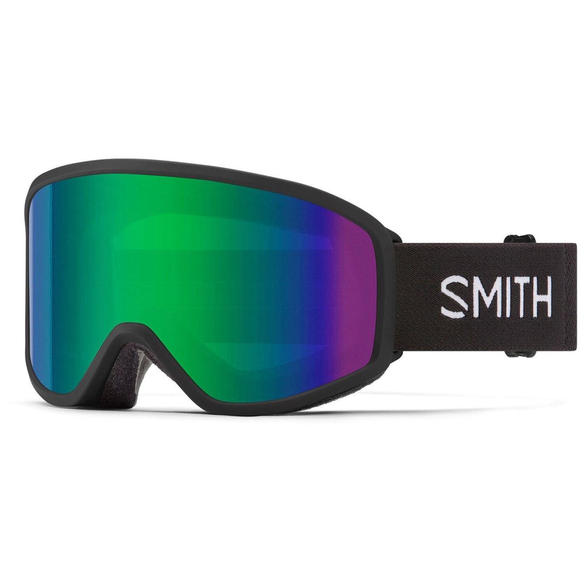 Smith Reason Otg Snow Goggles - 2025 - Black W/green Sol-x Mirror