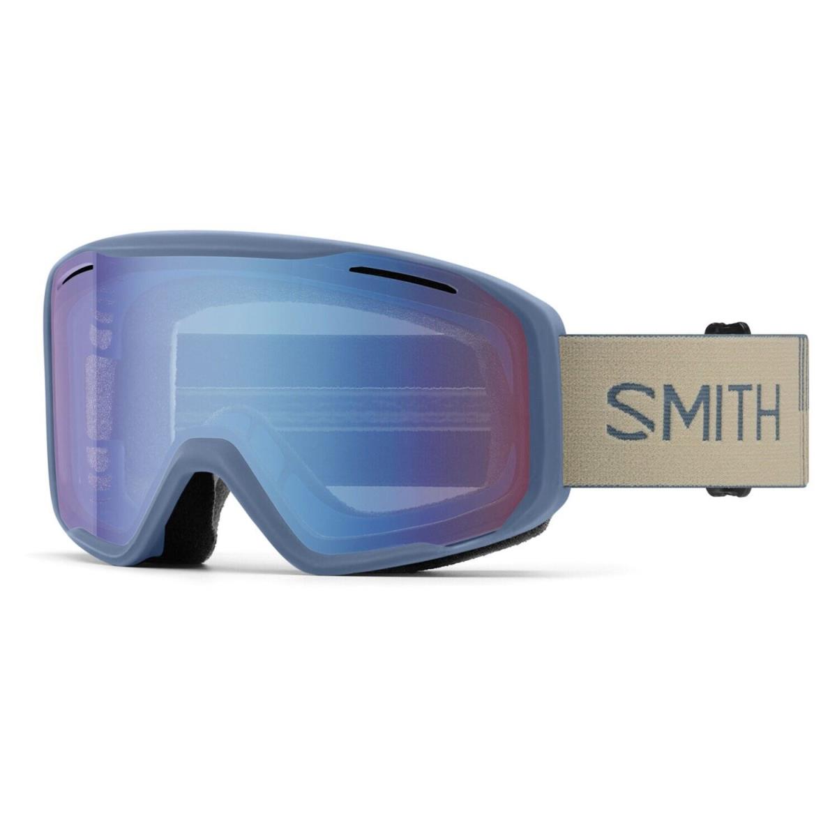 Smith Blazer Ski / Snow Goggles Granite Blue Frame Blue Sensor Mirror Lens