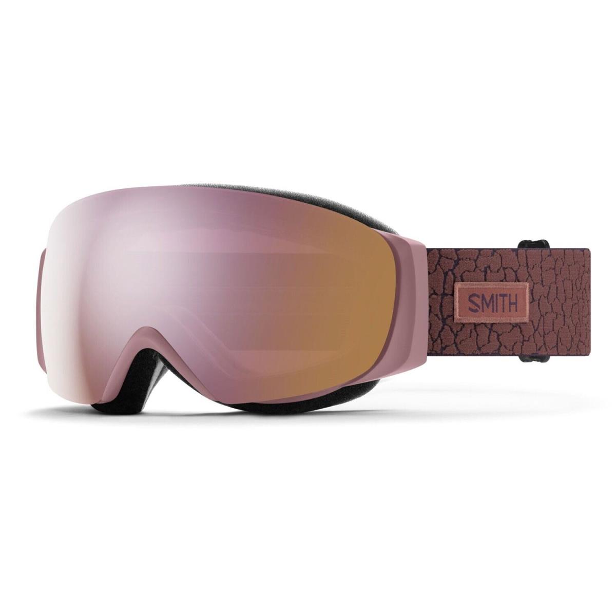 Smith I/o Mag S Snow Goggles Dusk Crackle CP Everyday Rose Gold Mirror + Bonus - Frame: Multicolor