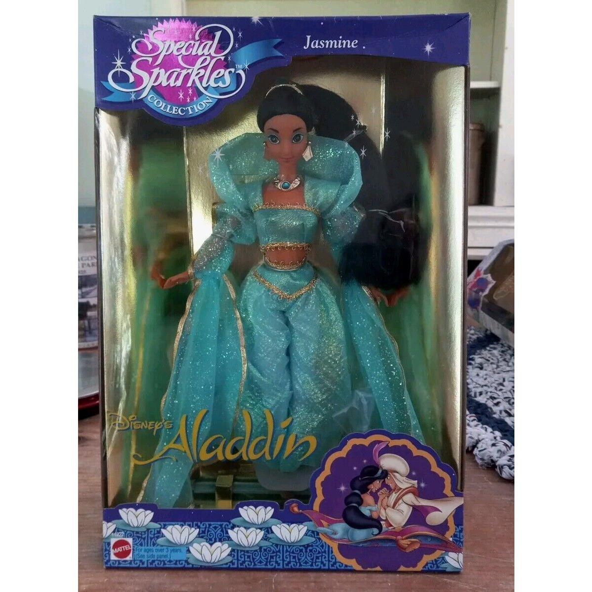 1994 Mattel Disney`s Aladdin Special Sparkles Princess Jasmine Doll Penbar 168