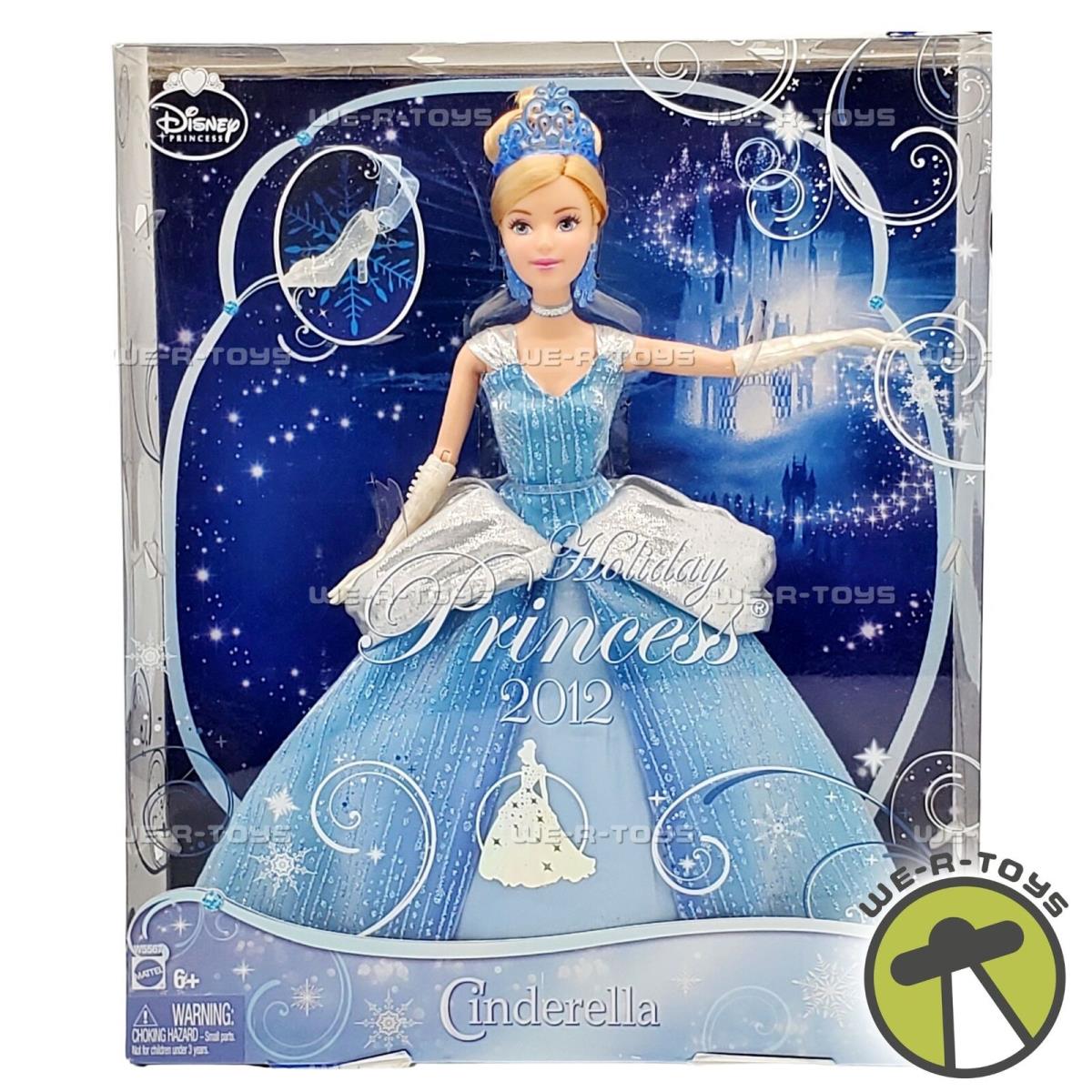 Disney Princess Cinderella Holiday Princess Doll 2011 Mattel W5567