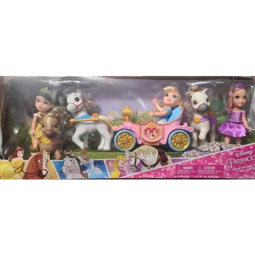 Disney Princess Royal Carriage Doll and Pony Gift Set Quick Ship