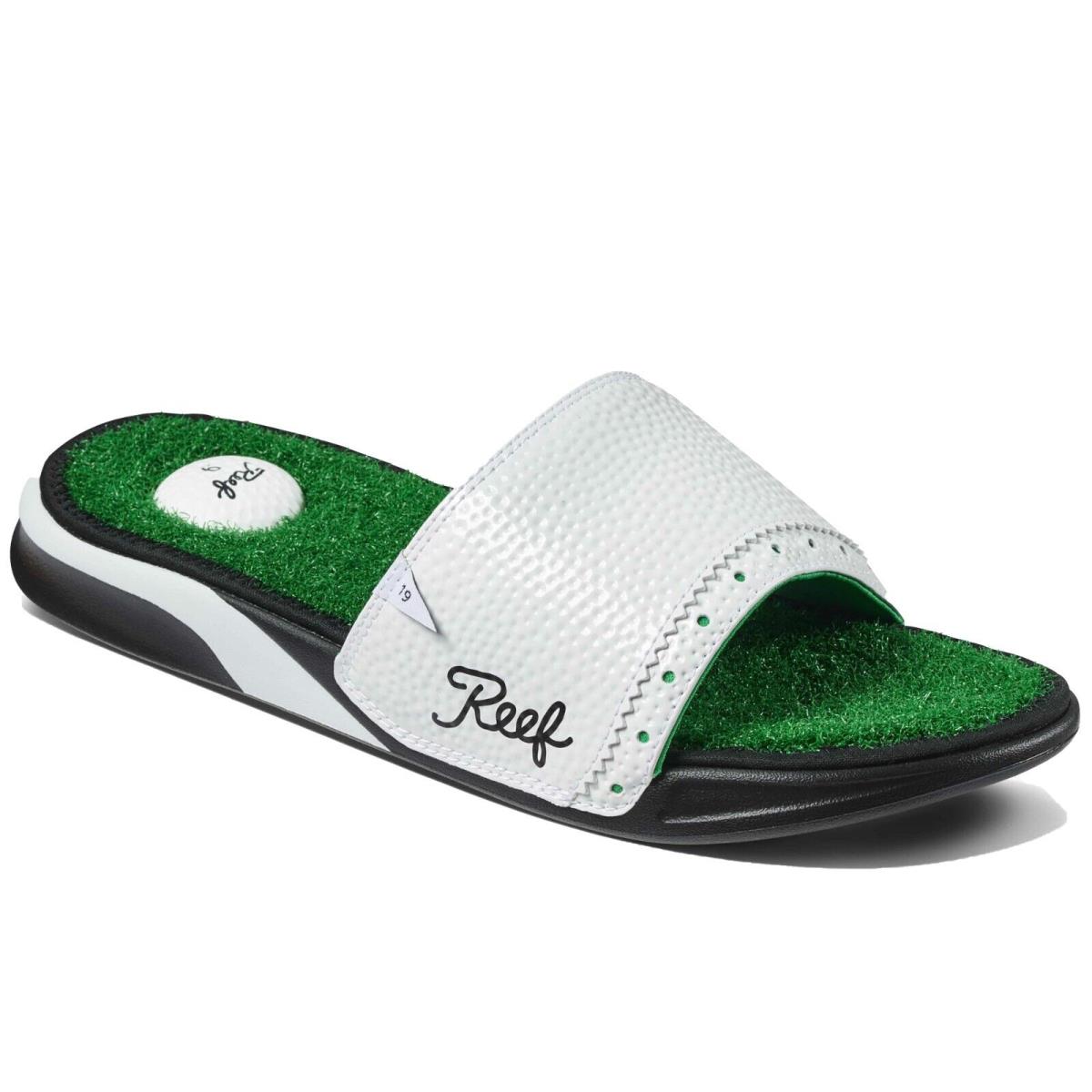 Reef CI3748 Men`s Mulligan Slide Green Grass Lightweight Durable Sandal