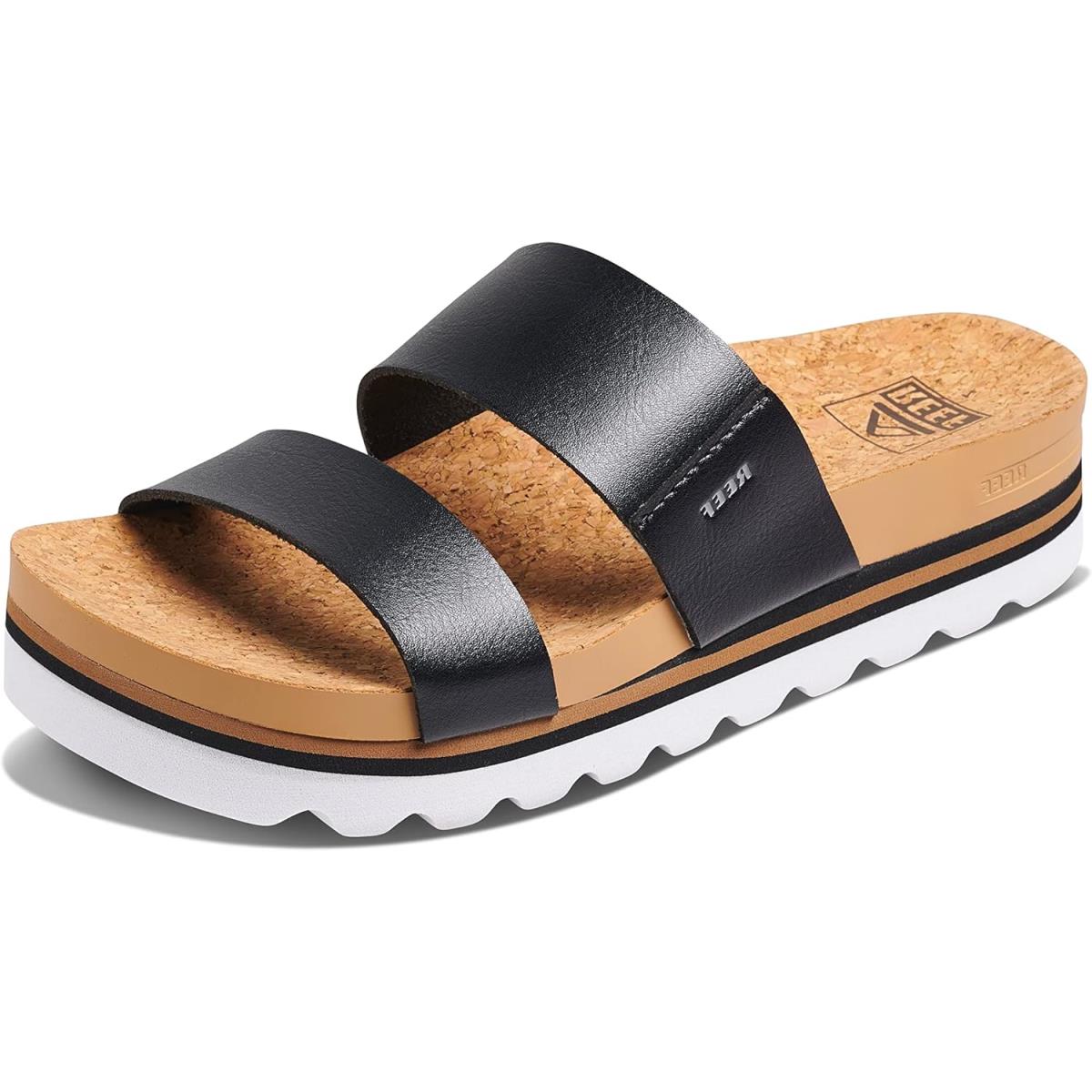 Reef Cushion Vista Hi Women`s Platform Fashion Sandal Arch Support 9.5