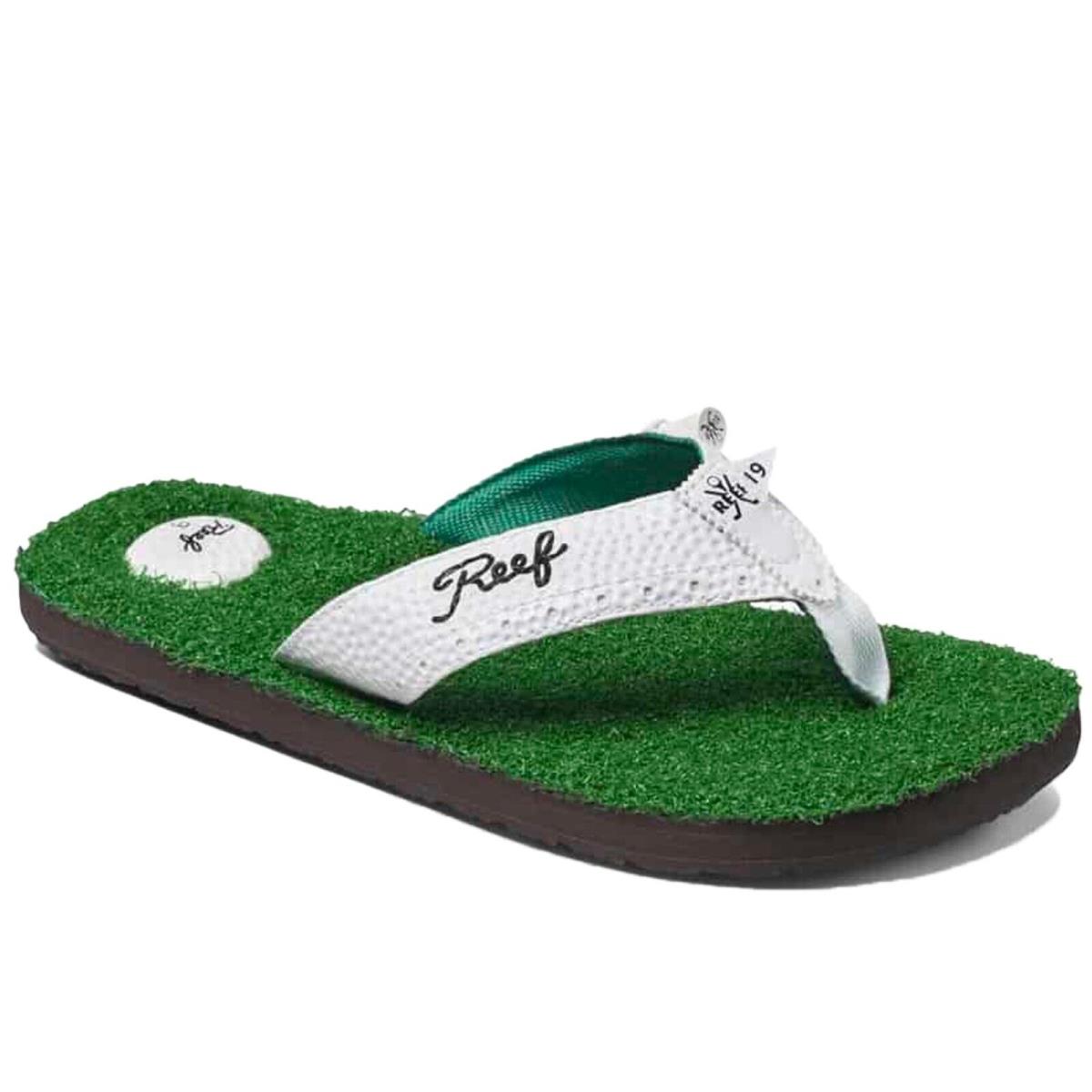 Reef RF0A2XMVGRN Men`s Mulligan II Green Golf Ball Inspired Flip Flop Sandal