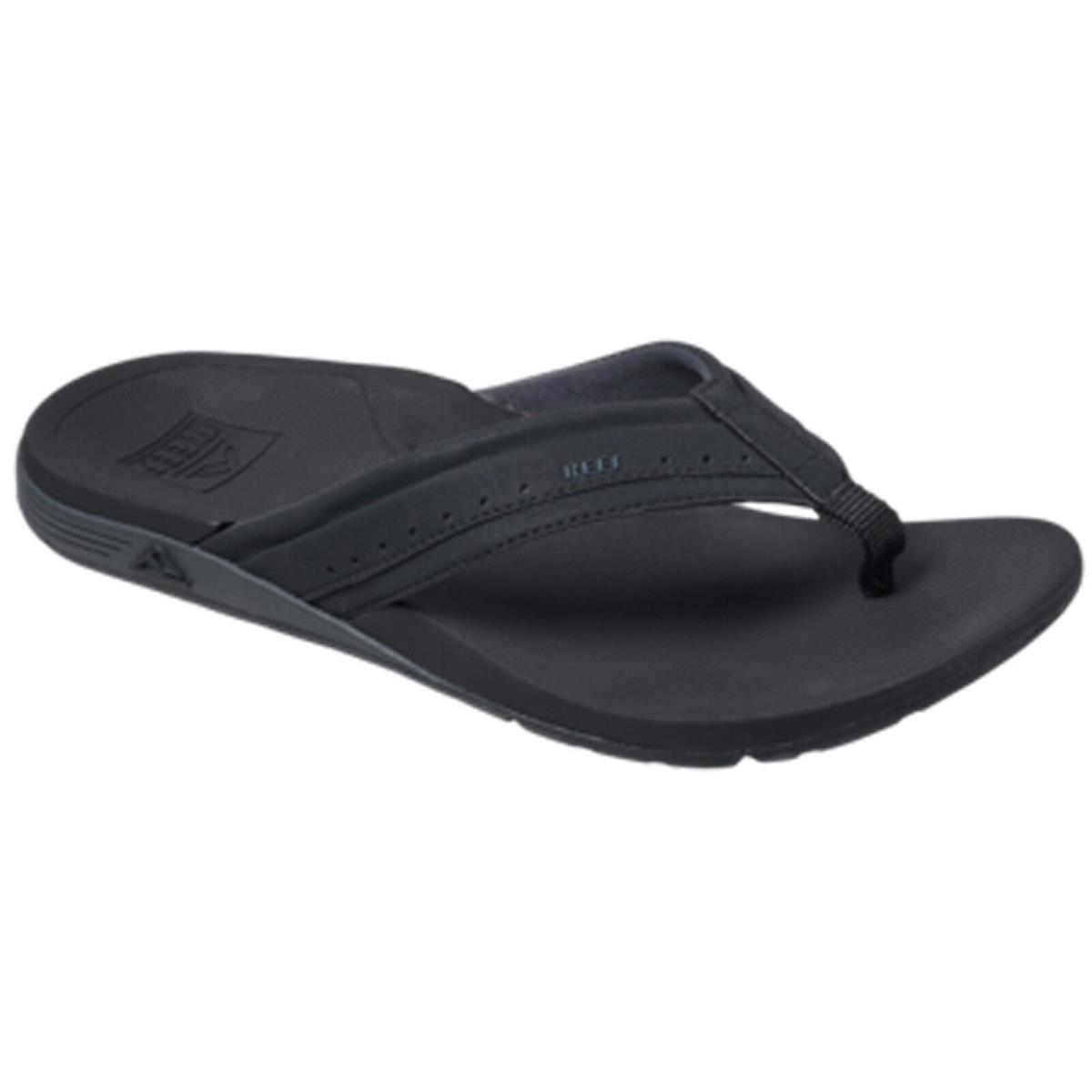 Reef RF0A3YKSBLA Men`s Ortho-spring Black Arch Support All Day Flip Flop Sandal