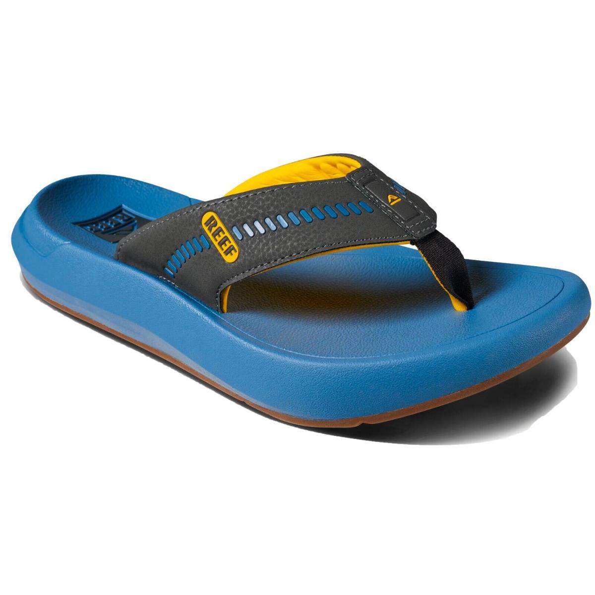 Reef CJ5892 Men`s Swellsole Cruiser Blue Arch Support Flip Flop Thong Sandal