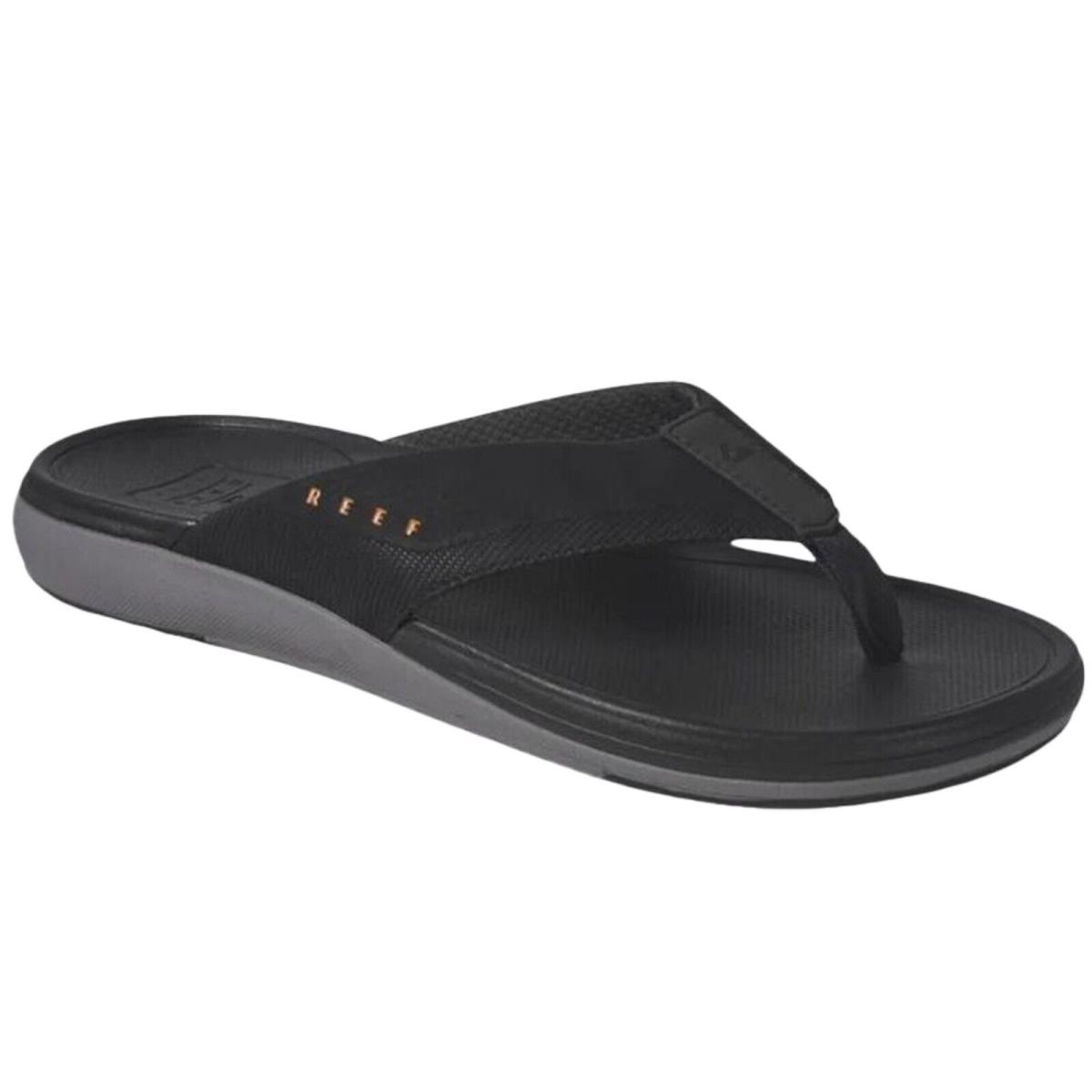 Reef CJ3711 Men`s Cushion Norte Dark Grey Water Friendly Flip Flop Sandal