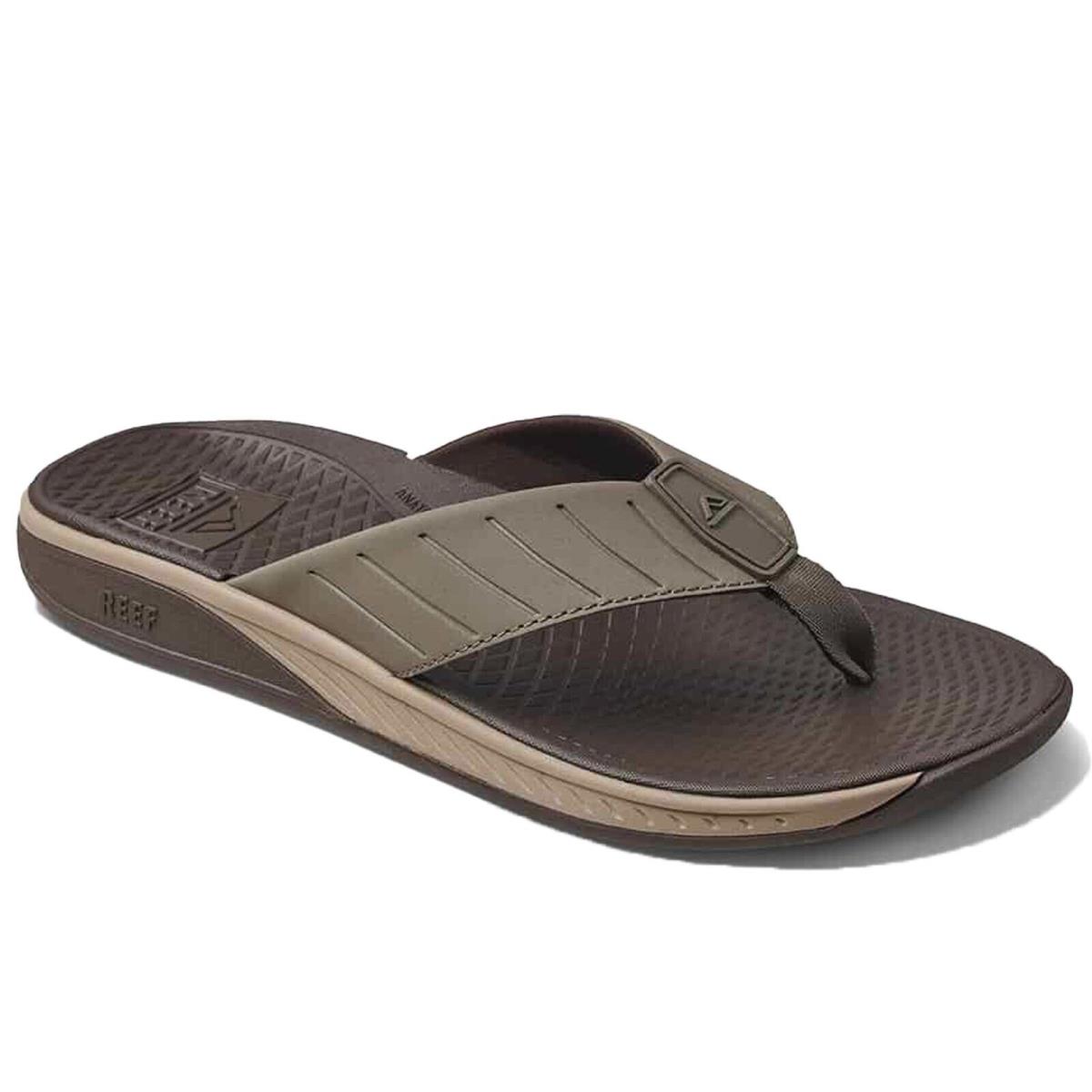 Reef CJ3548 Men`s The Deckhand Java Non Slip Cushion Slipper Flip Flop Sandal