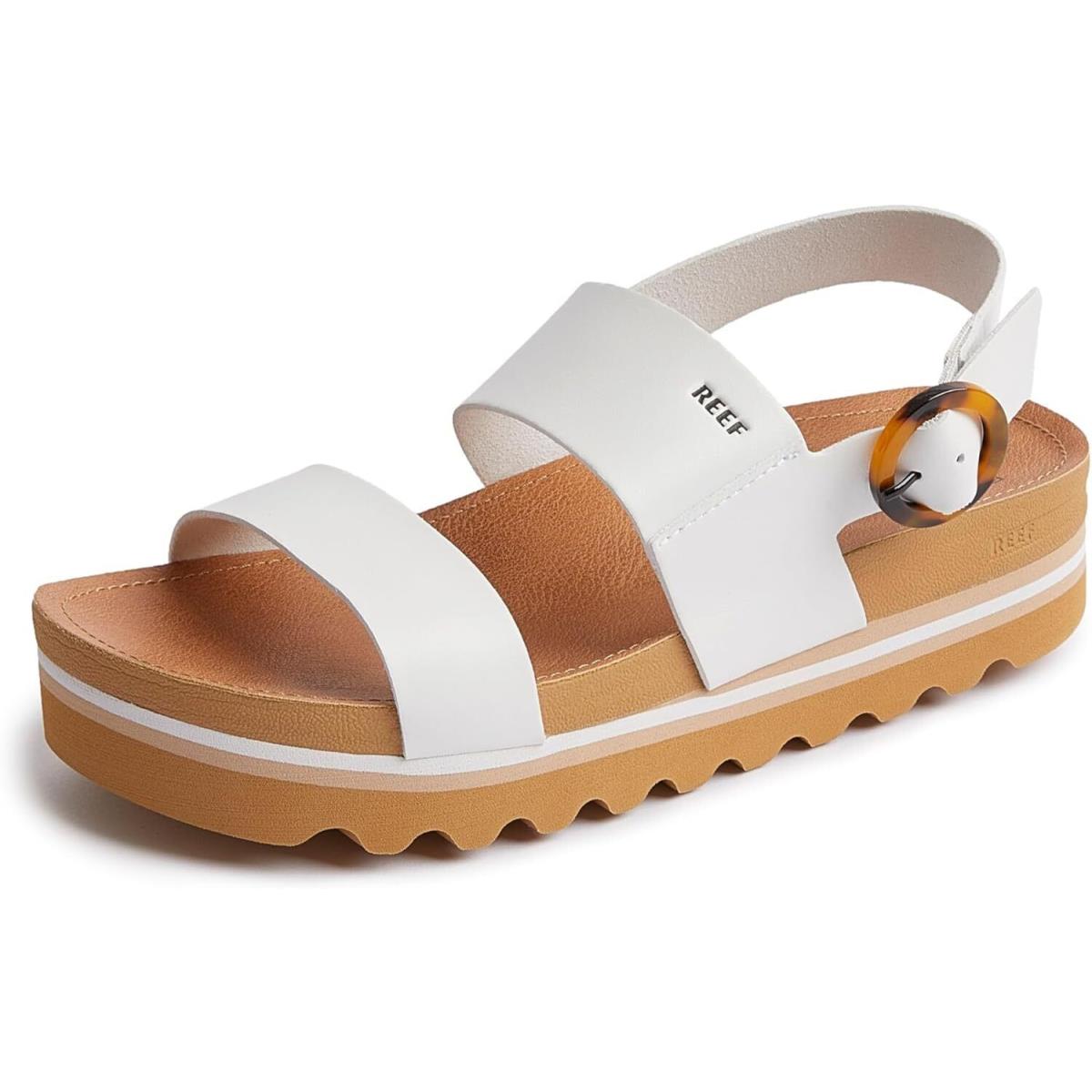 Reef Vista Hi Buckle Women`s Platform Fashion Sandal Arch Support Cloud