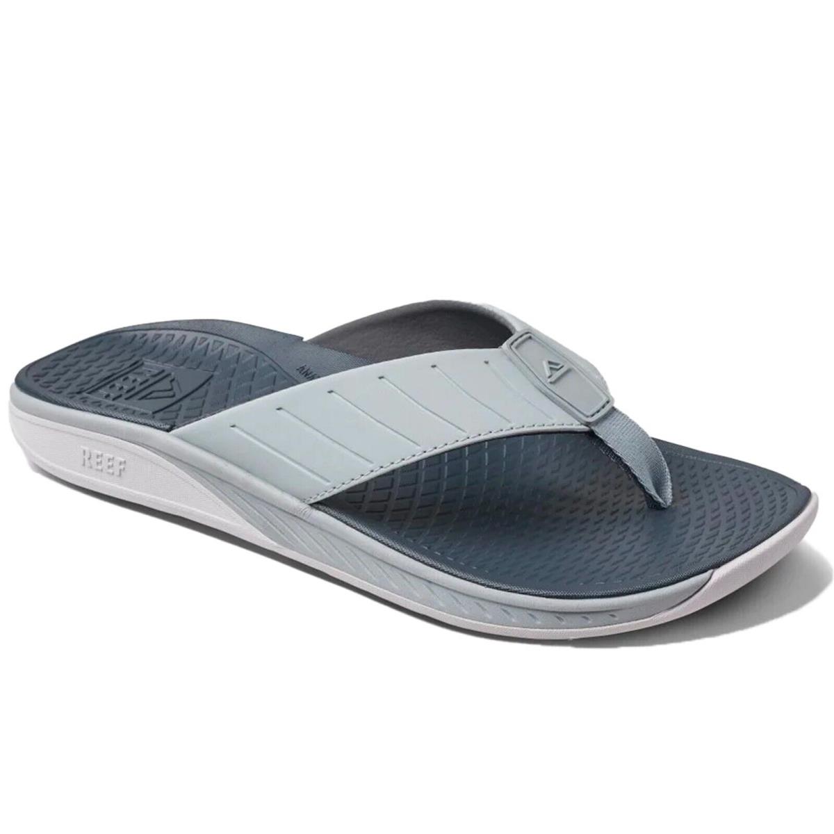 Reef CJ2363 Men`s The Deckhand Grey Non Slip Cushion Slipper Flip Flop Sandal