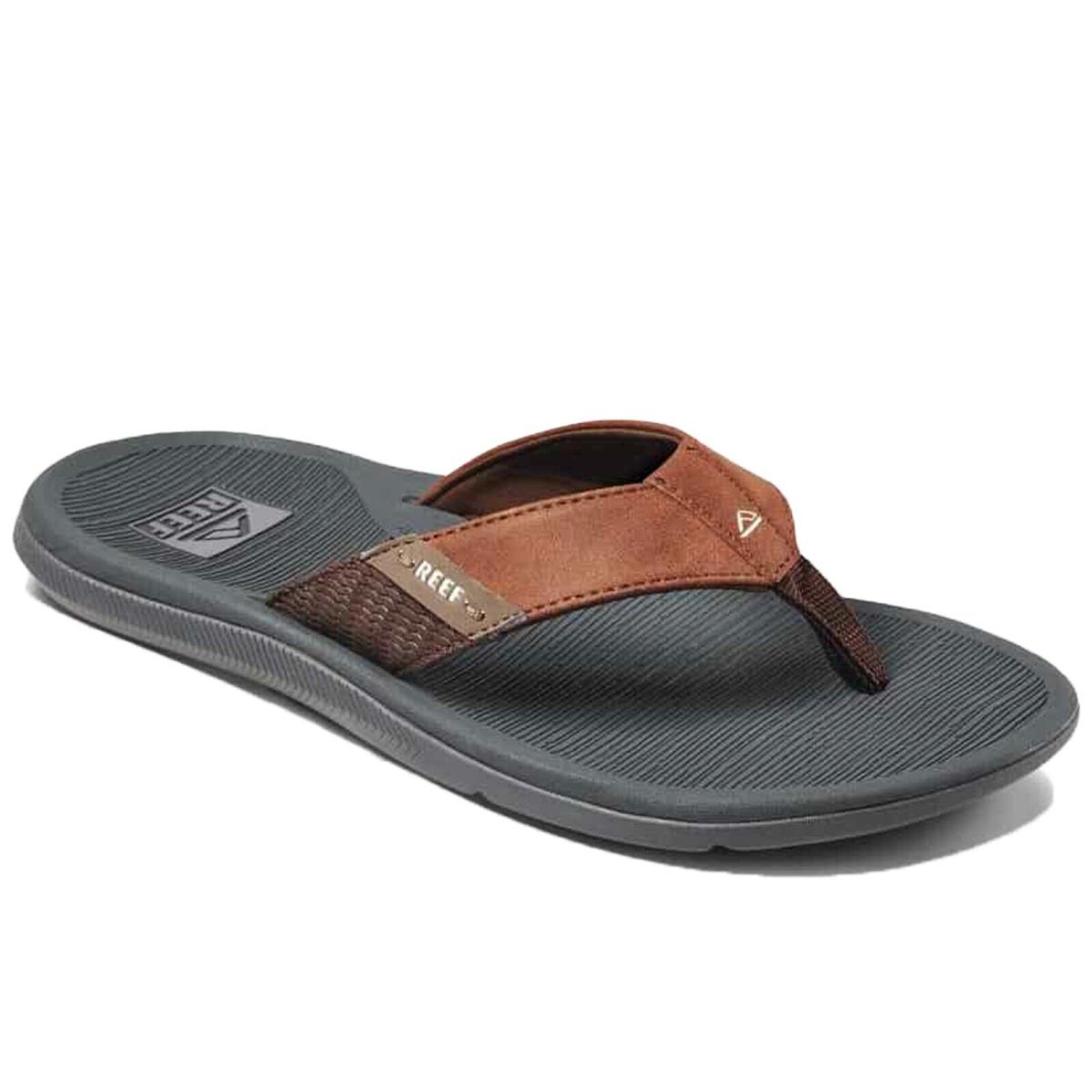 Reef CI5835 Men`s Santa Ana Tan Water Friendly Arch Support Flip Flop Sandal