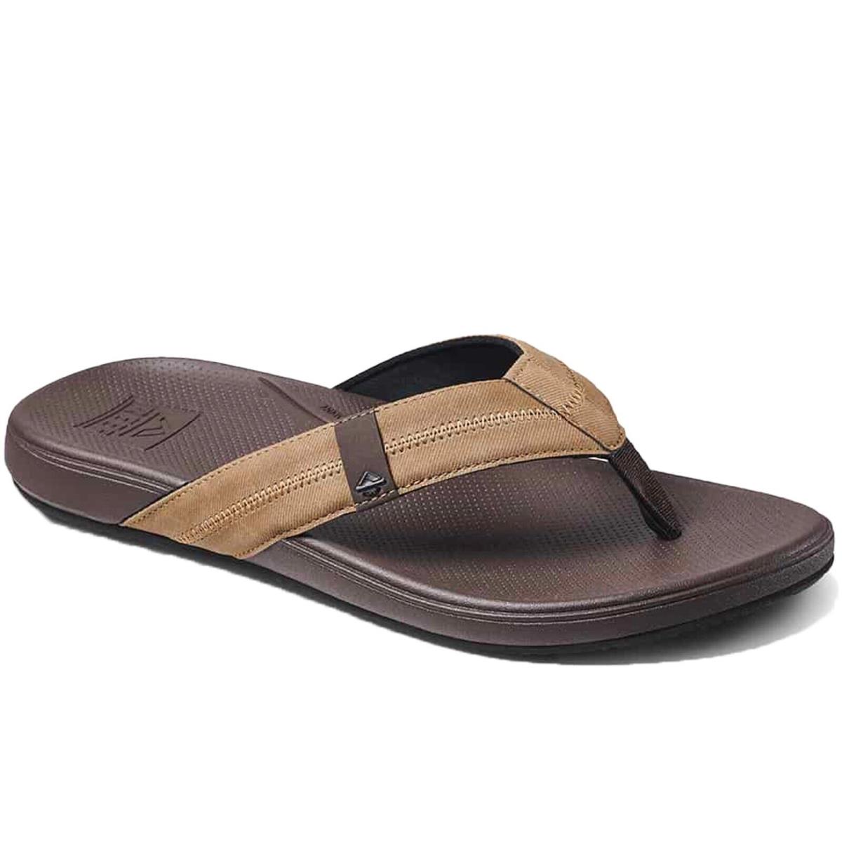 Reef CJ4347 Men`s Cushion Phantom 2.0 Brown/tan Lightweight Flip Flop Sandal